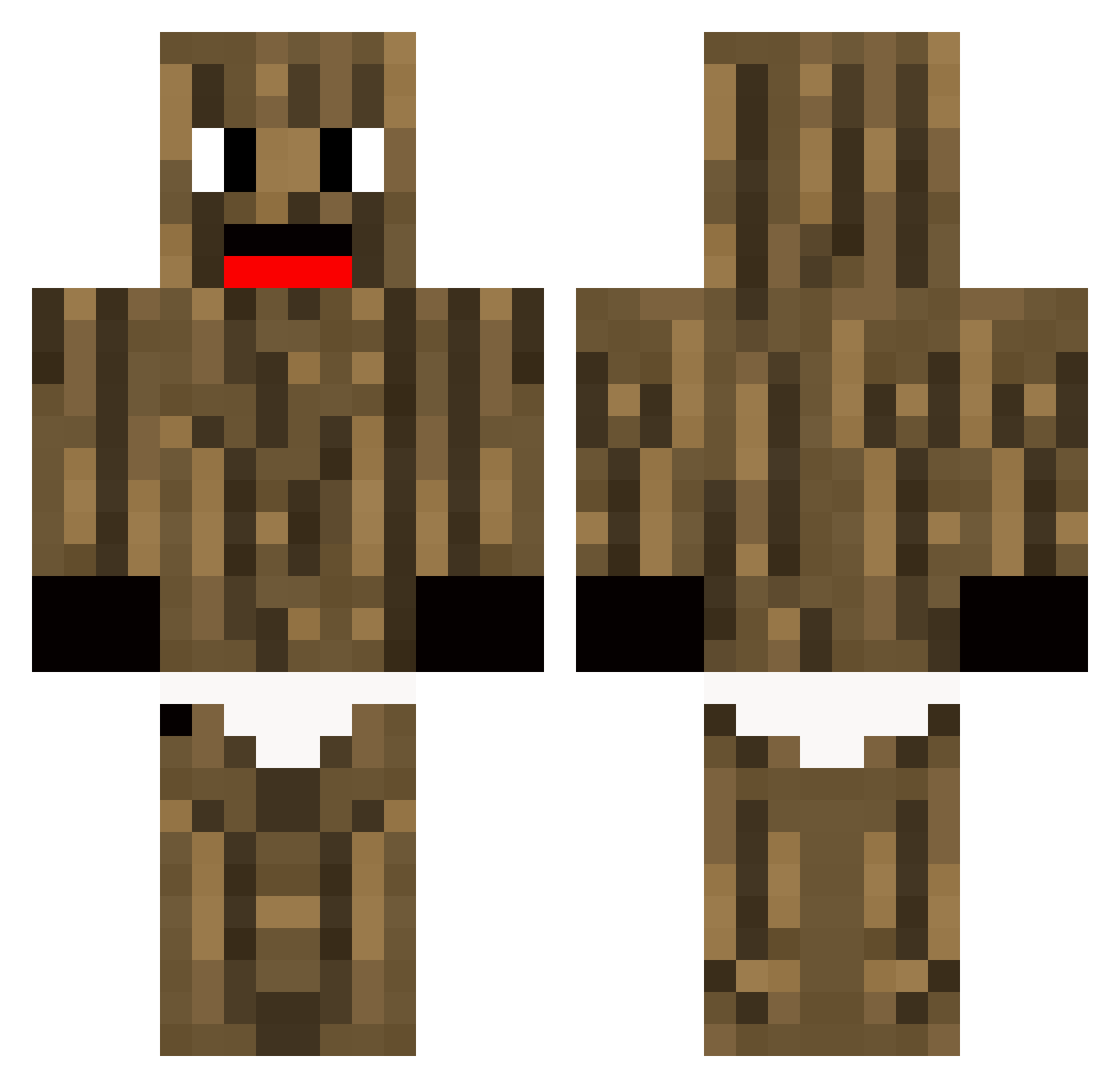 LEGNONE Minecraft skin, front and back view