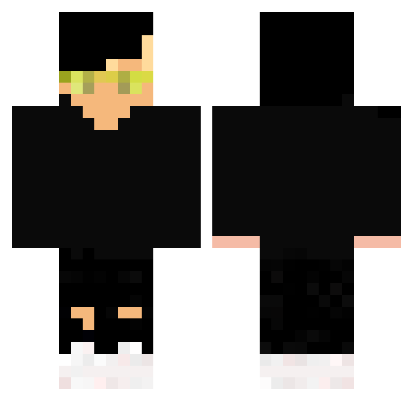 TigerRider27 Minecraft skin, front and back view