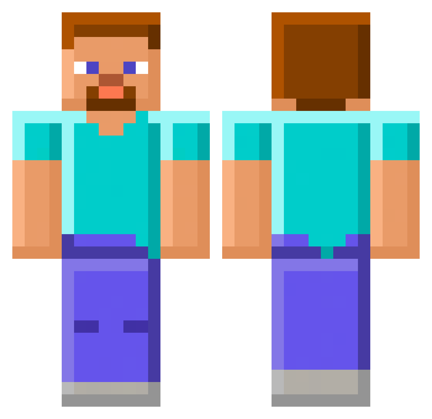 sdchalmers Minecraft skin, front and back view
