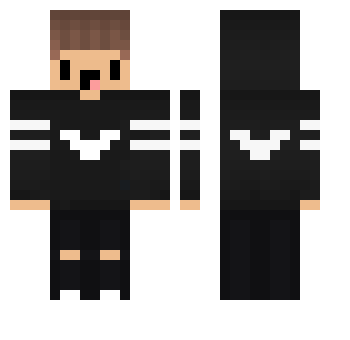 xSkan Minecraft skin, front and back view