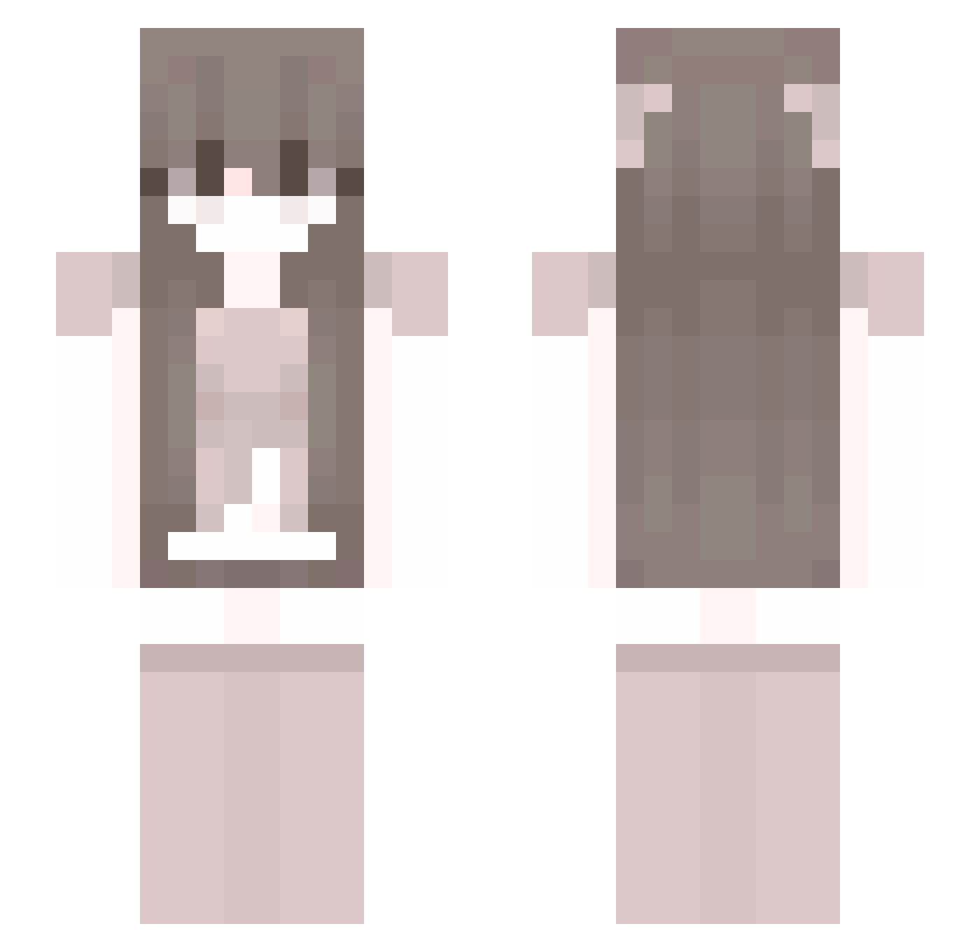 starfu_ Minecraft skin, front and back view