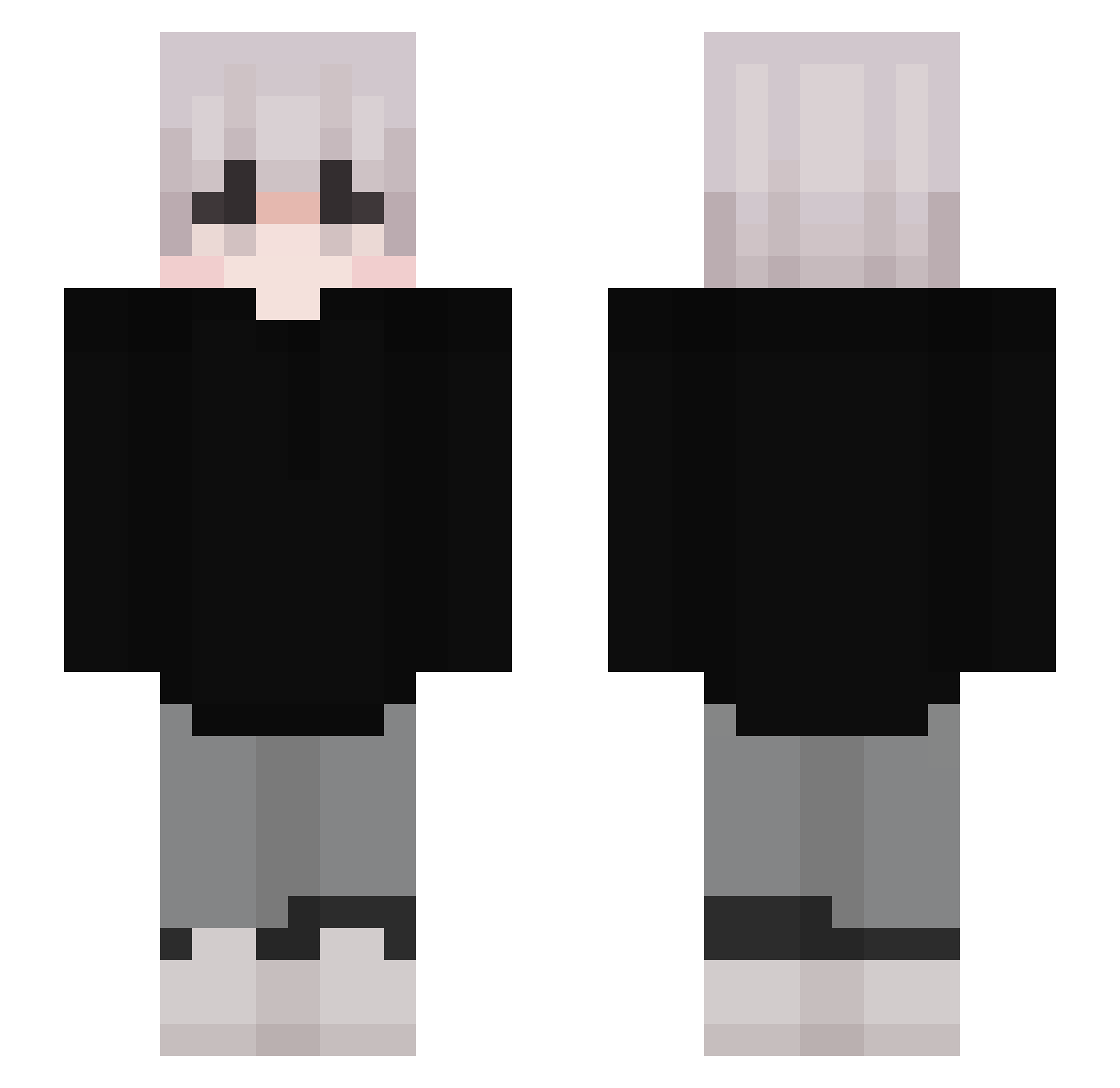PterodaktYl_ Minecraft skin, front and back view