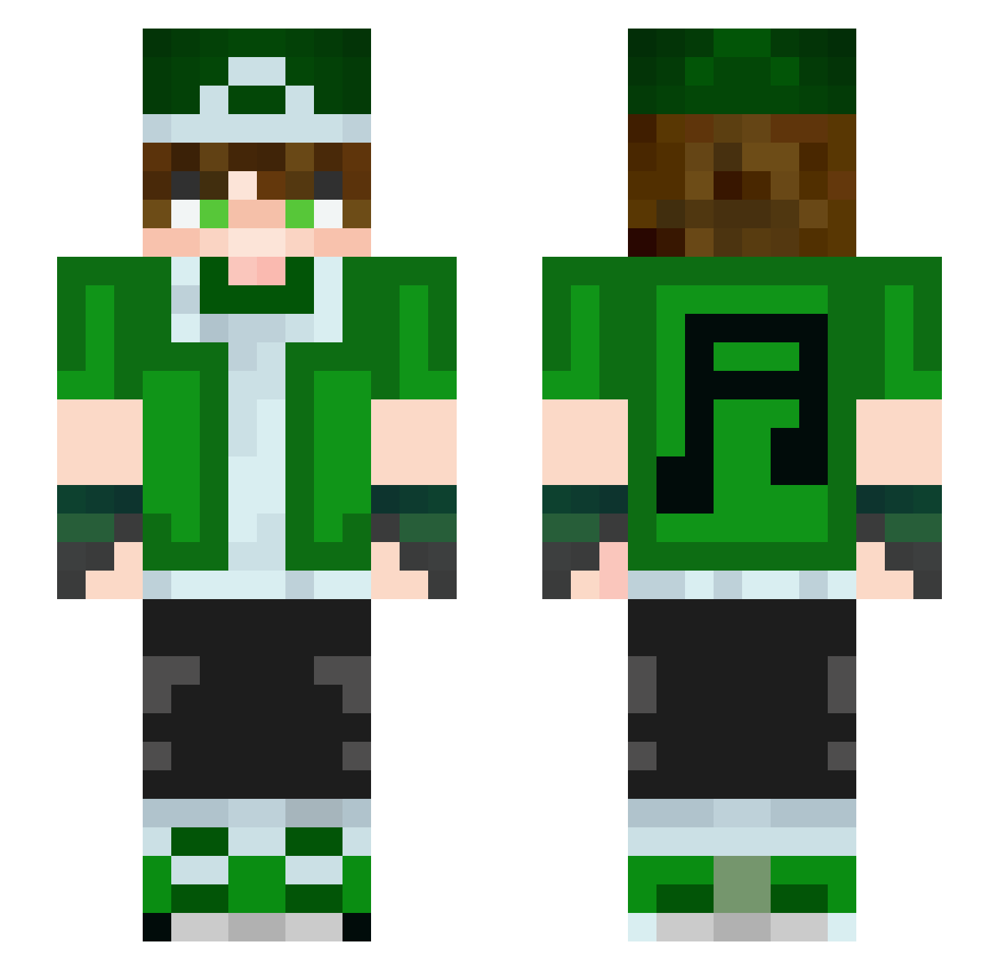 Di_Angelo12 Minecraft skin, front and back view
