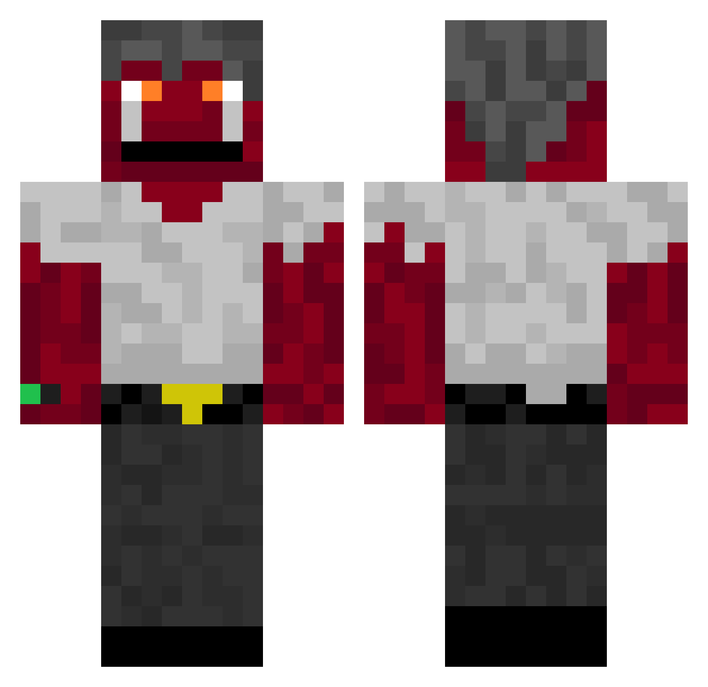 Precarium - red hulk Minecraft skin