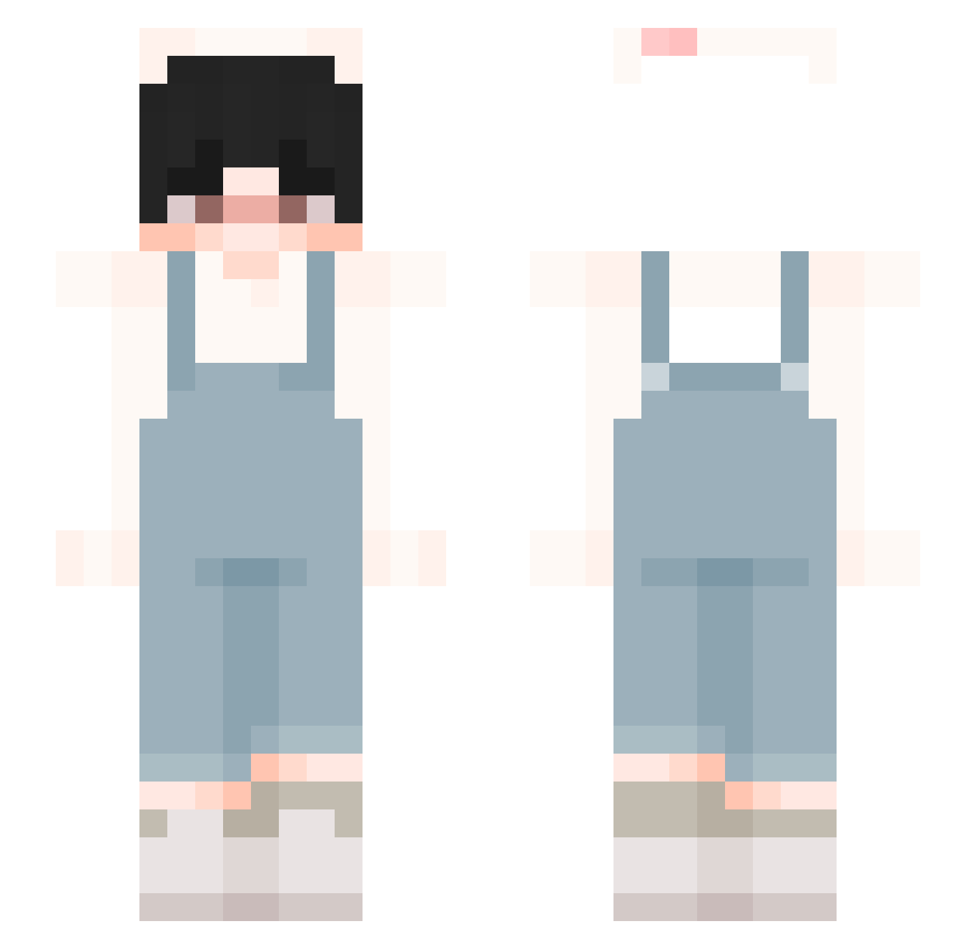imaginarychris Minecraft skin, front and back view