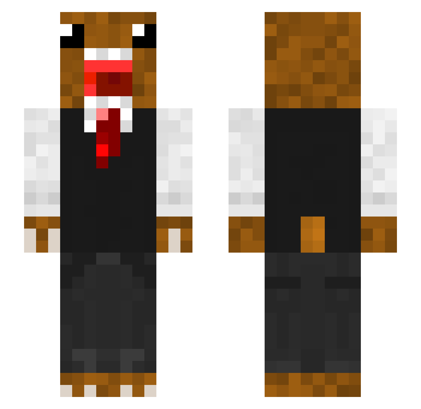 noah_Rotzbeule Minecraft skin, front and back view