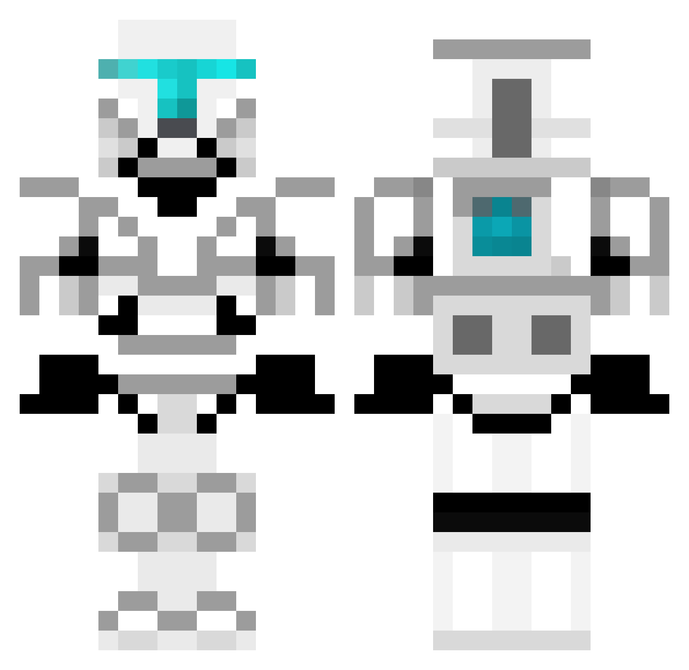 Angus935 Minecraft skin, front and back view