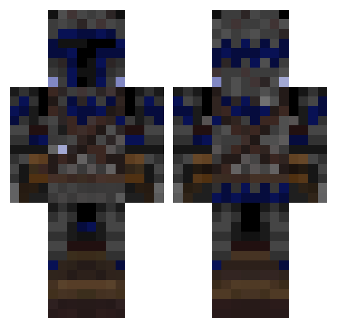 T0stitos_911 Minecraft skin, front and back view