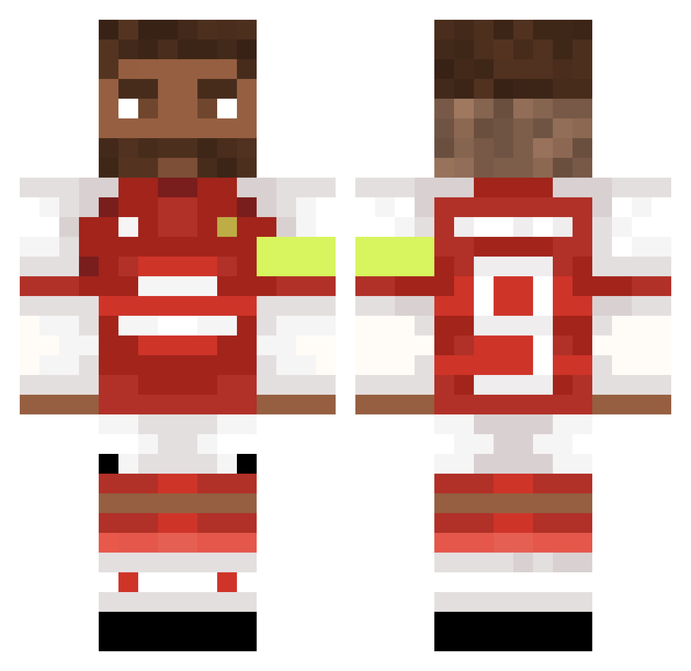 adeeb_ Minecraft skin, front and back view