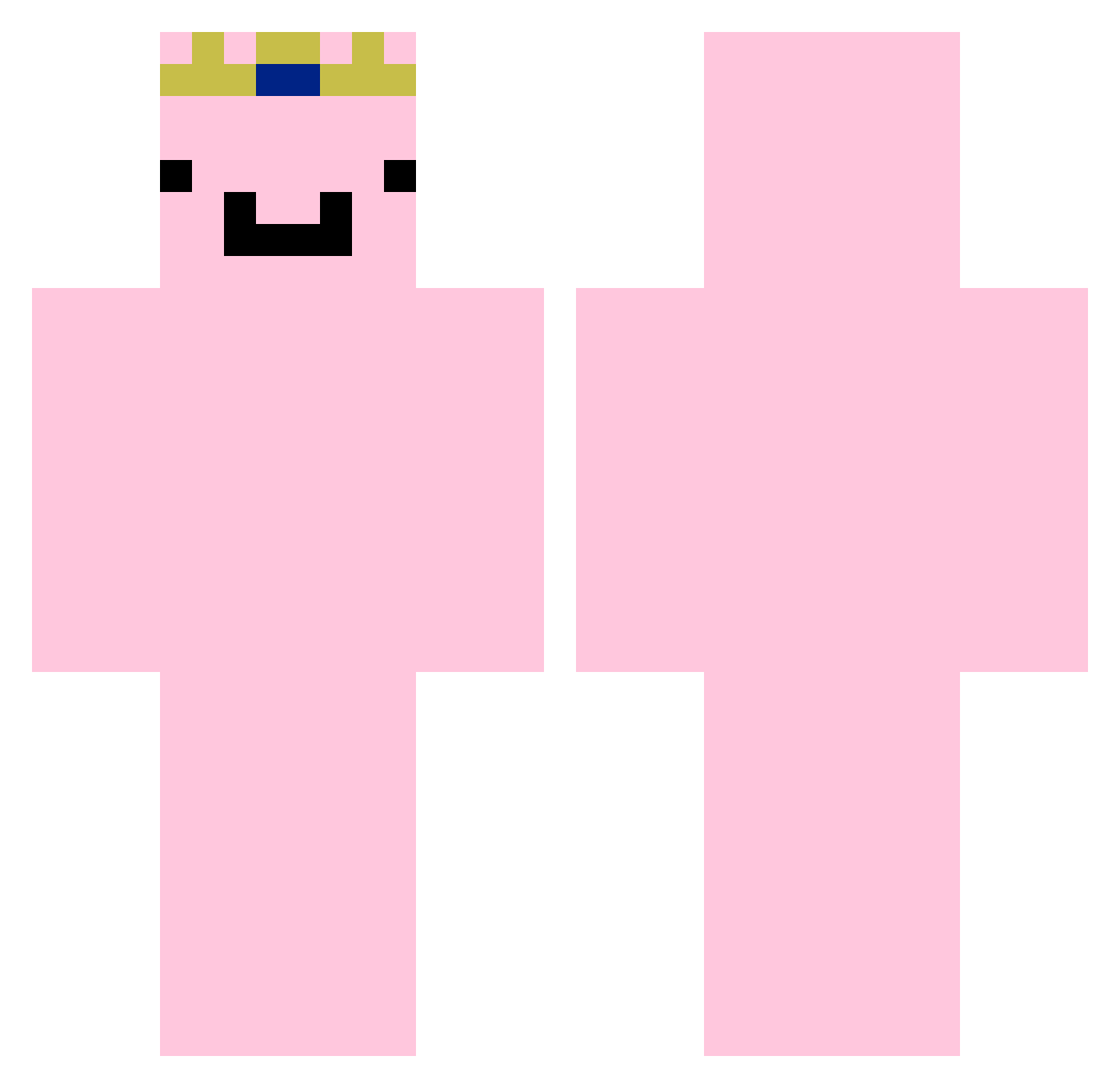 trenandanavar Minecraft skin, front and back view