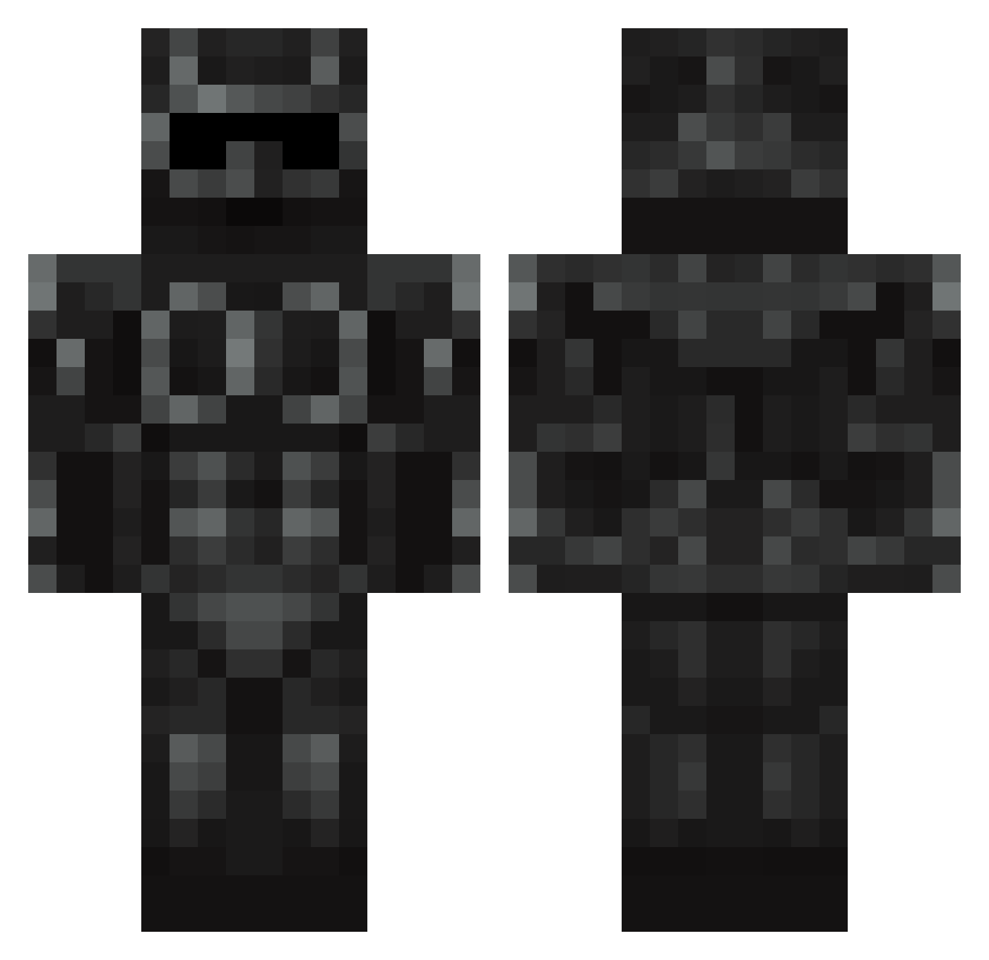 123Oskarek123 Minecraft skin, front and back view
