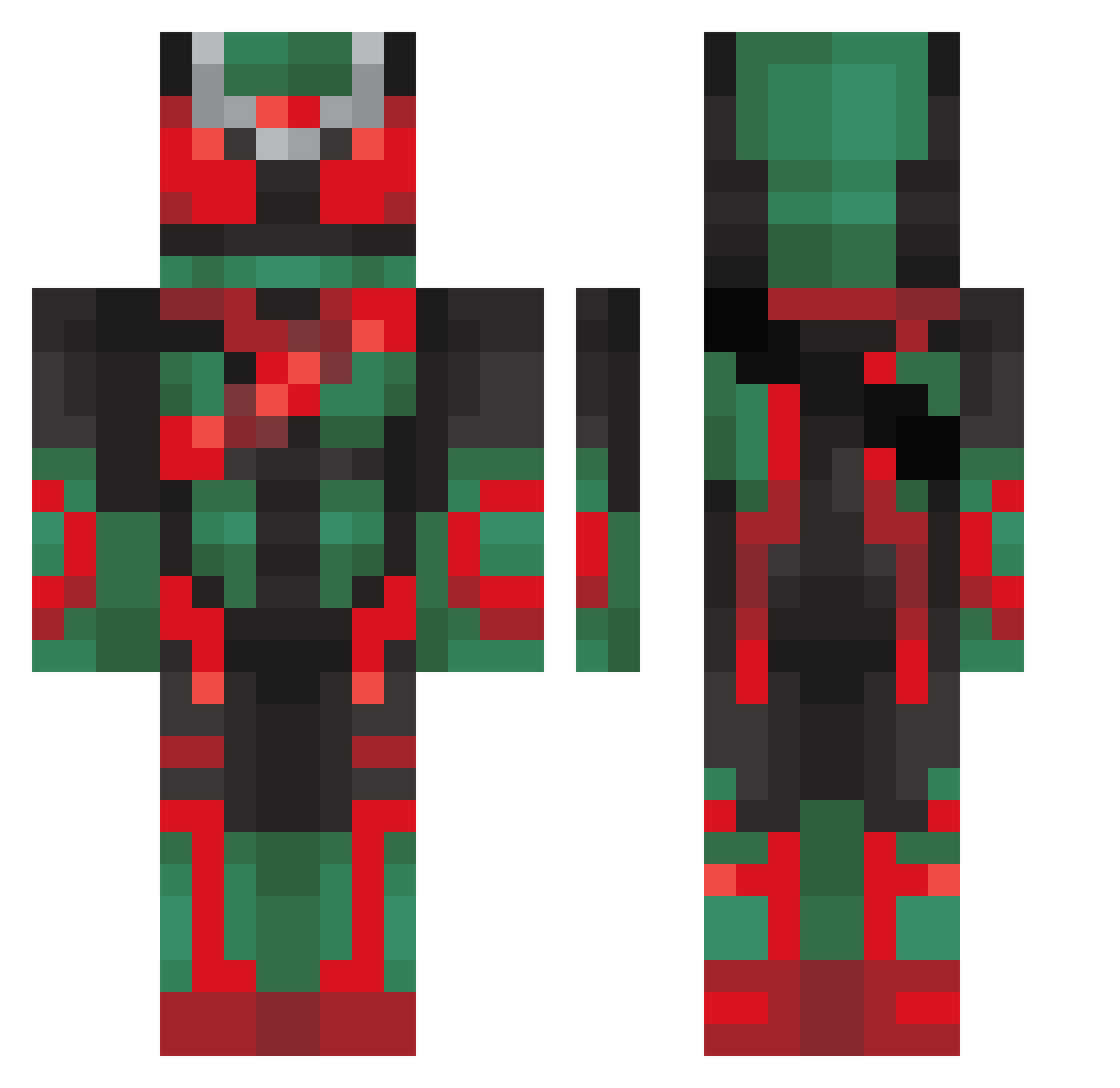G_Astaroth Minecraft skin, front and back view