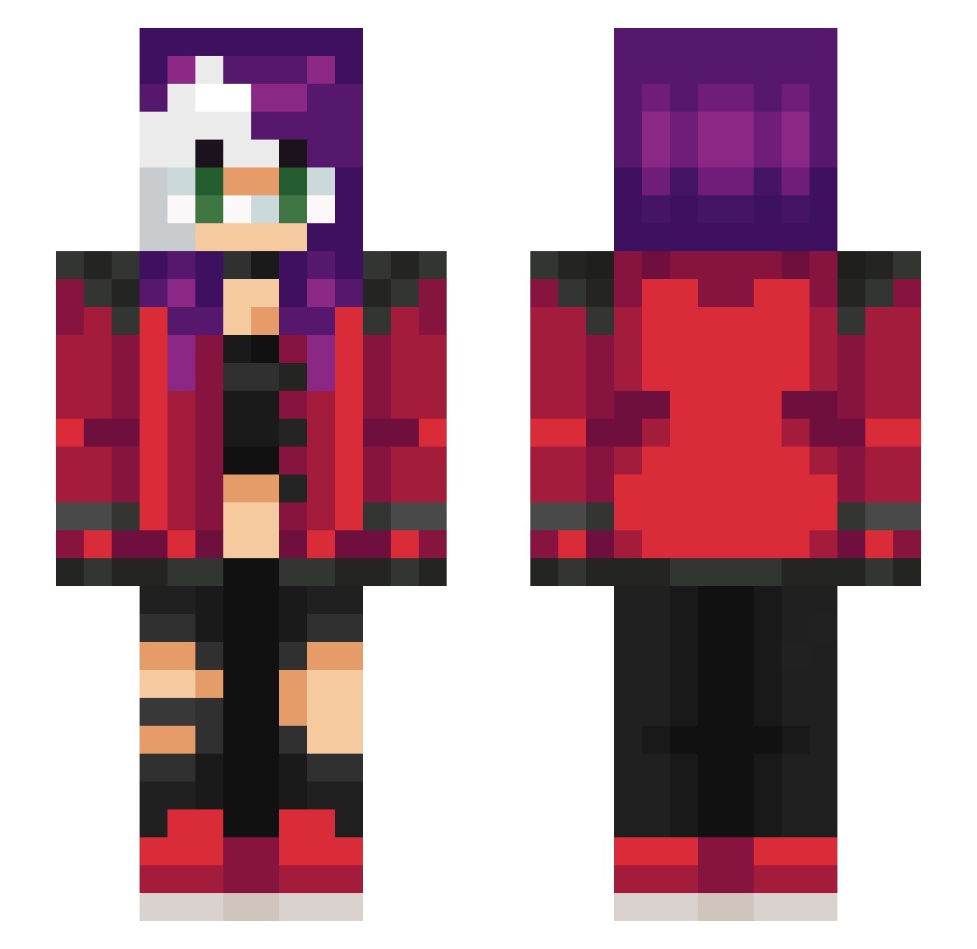 Sh3ik_ Minecraft skin, front and back view