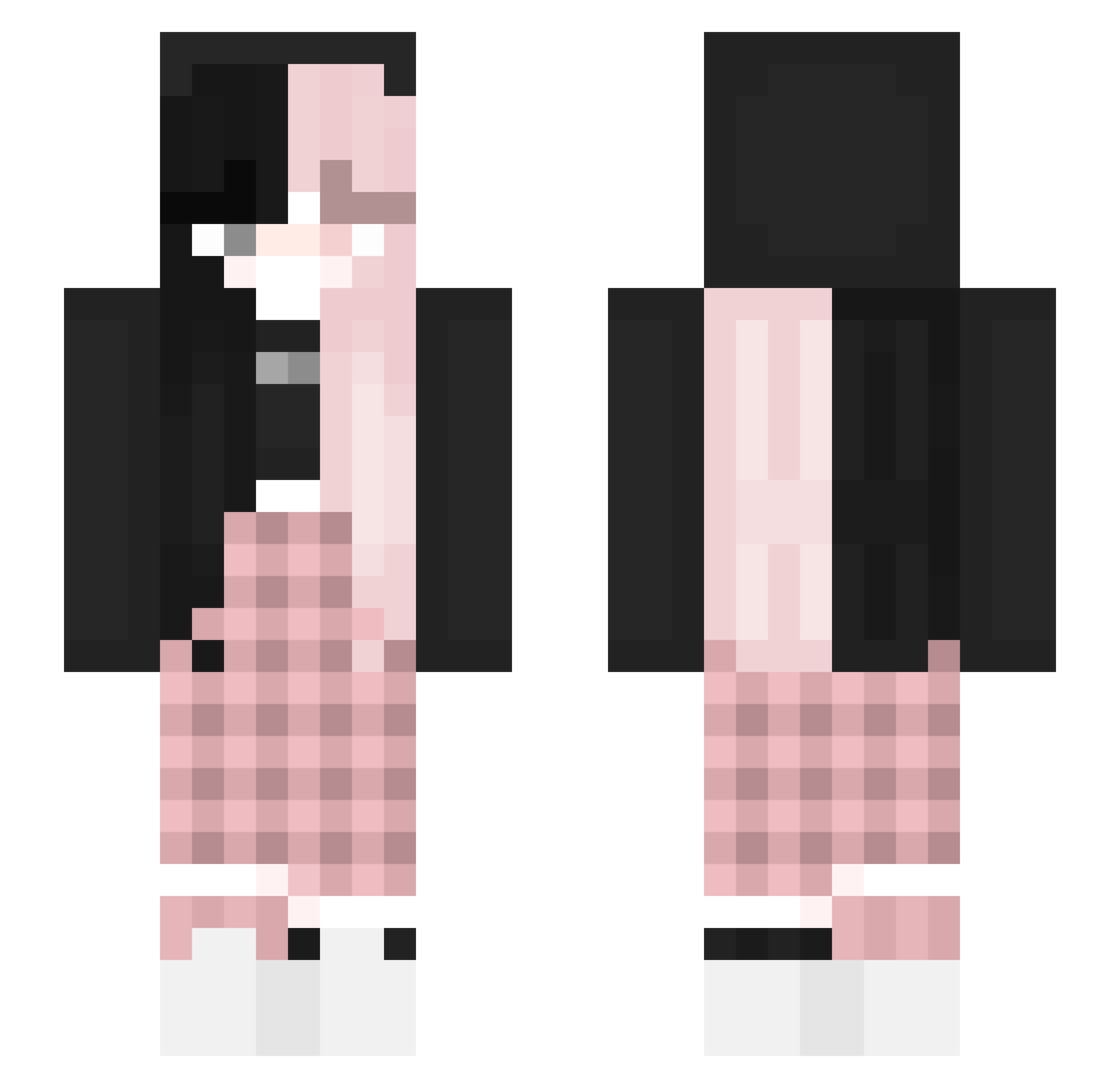 _3vzz Minecraft skin, front and back view