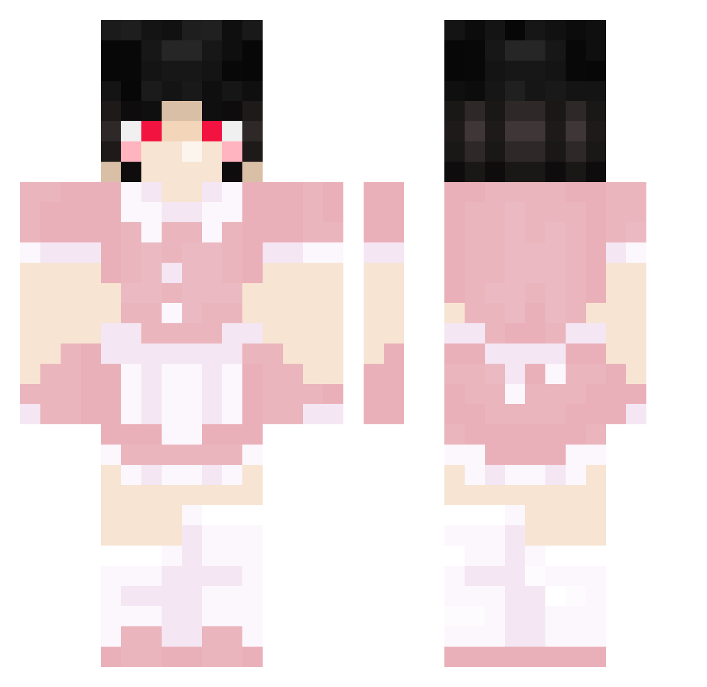 Royhsu1231 Minecraft skin, front and back view