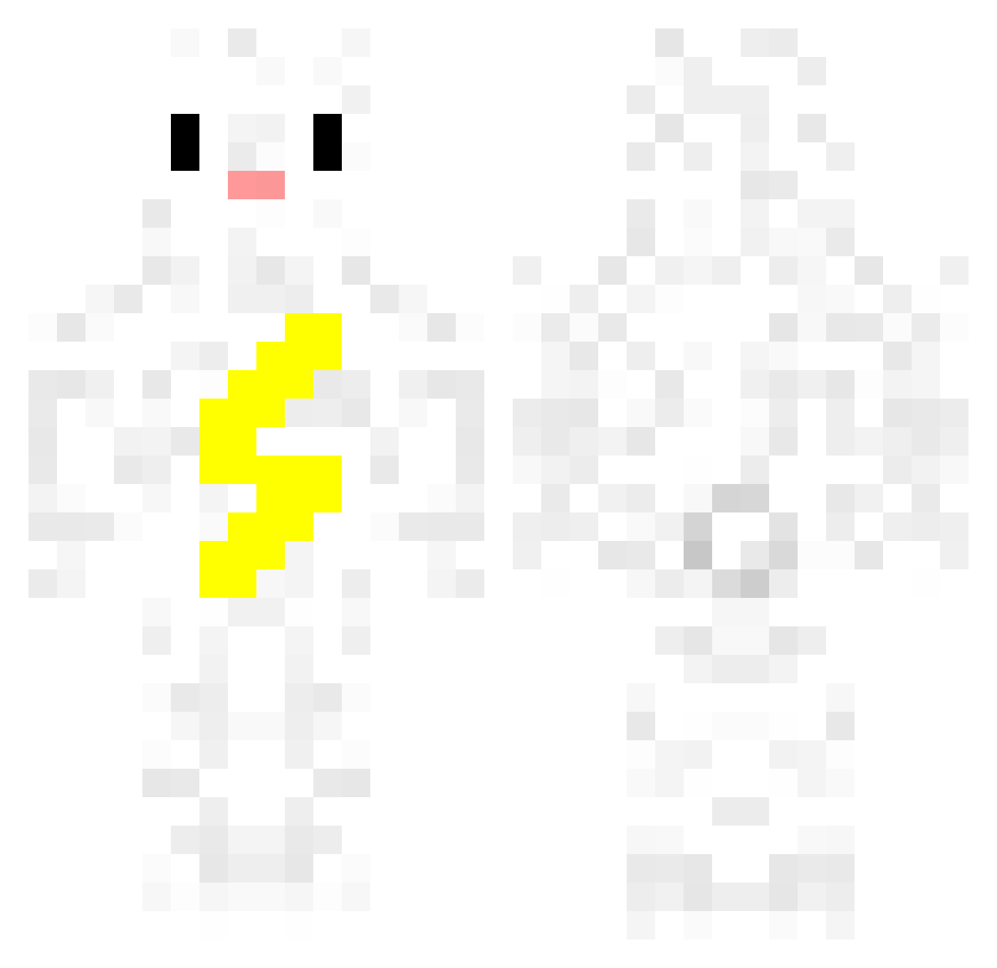 solocop Minecraft skin, front and back view