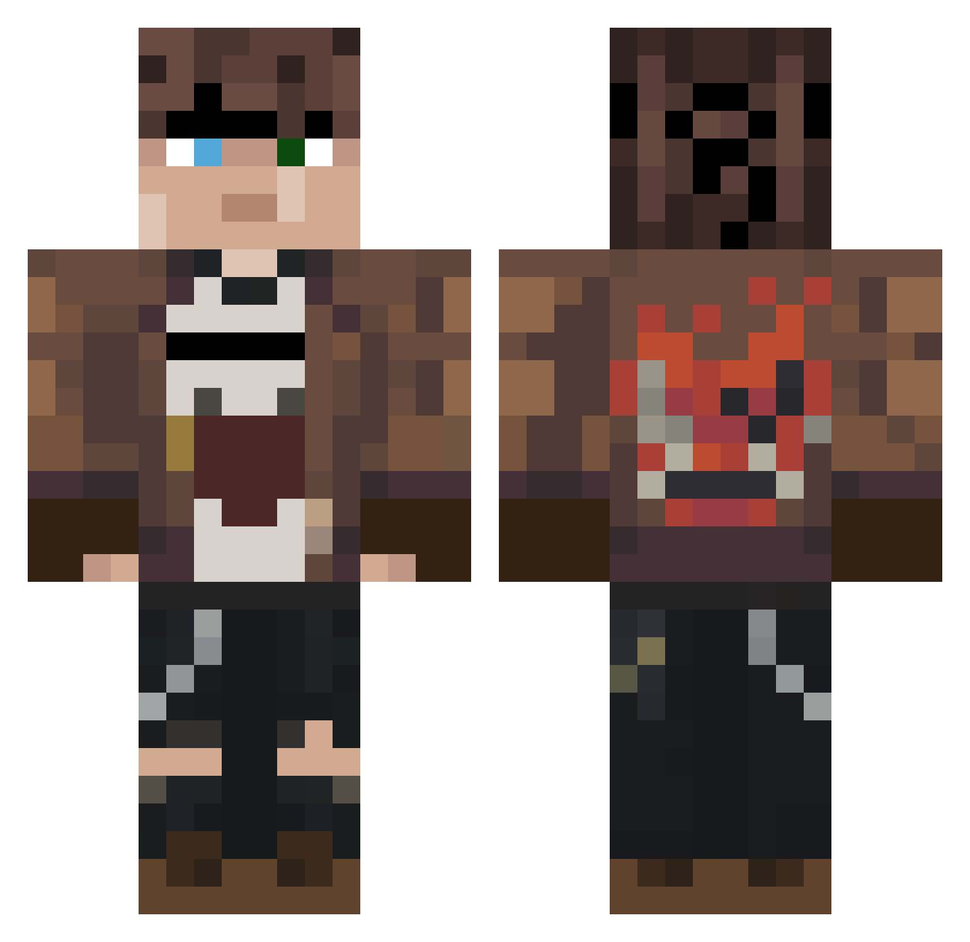 _szai_ Minecraft skin, front and back view