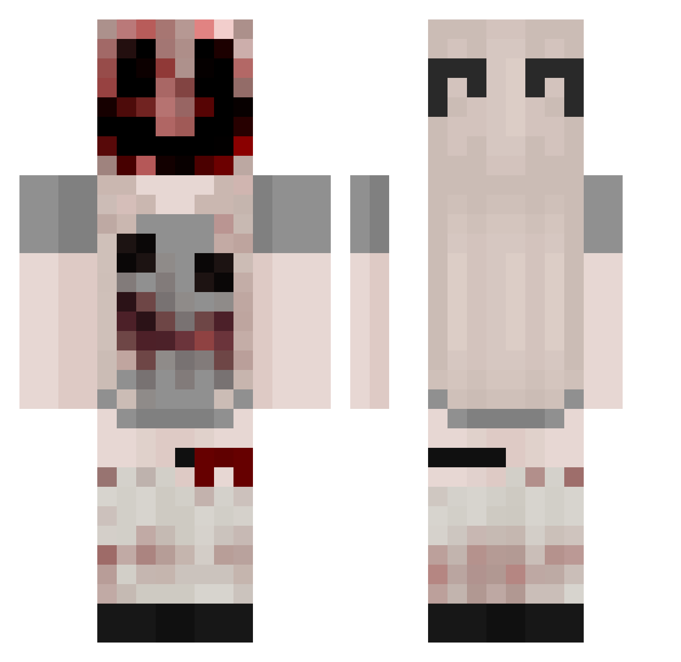 sosiska_69 Minecraft skin, front and back view