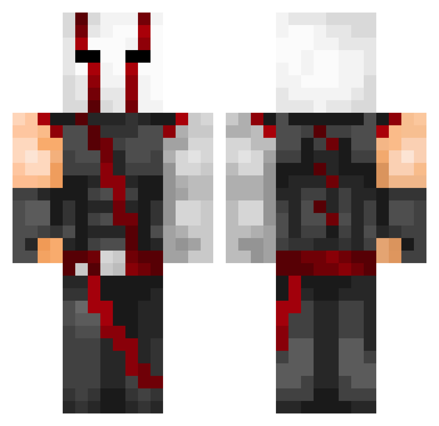 WappieWasbeer Minecraft skin, front and back view