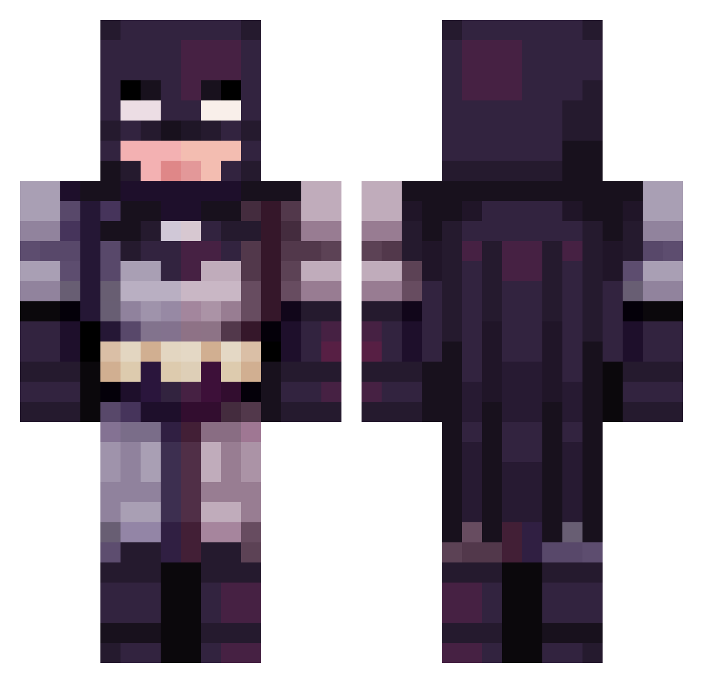 Rice_Rizz Minecraft skin, front and back view