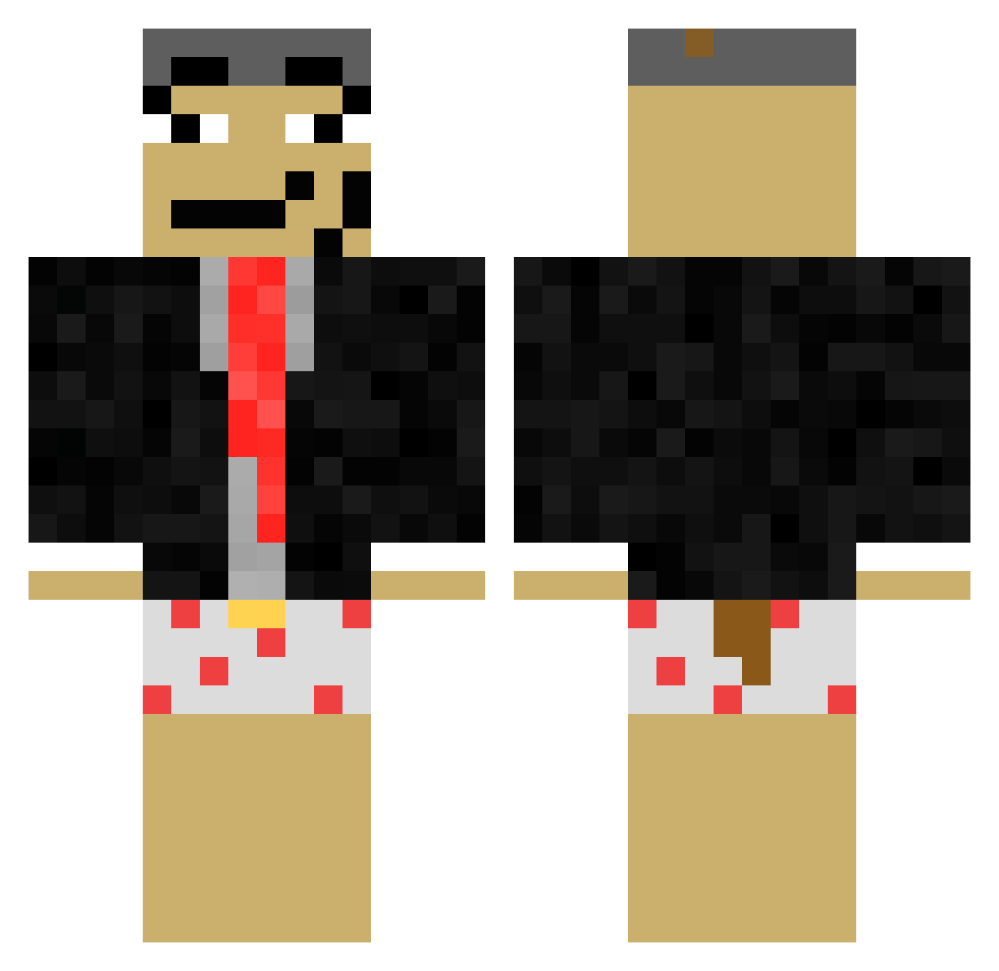 pachuko69_ Minecraft skin, front and back view