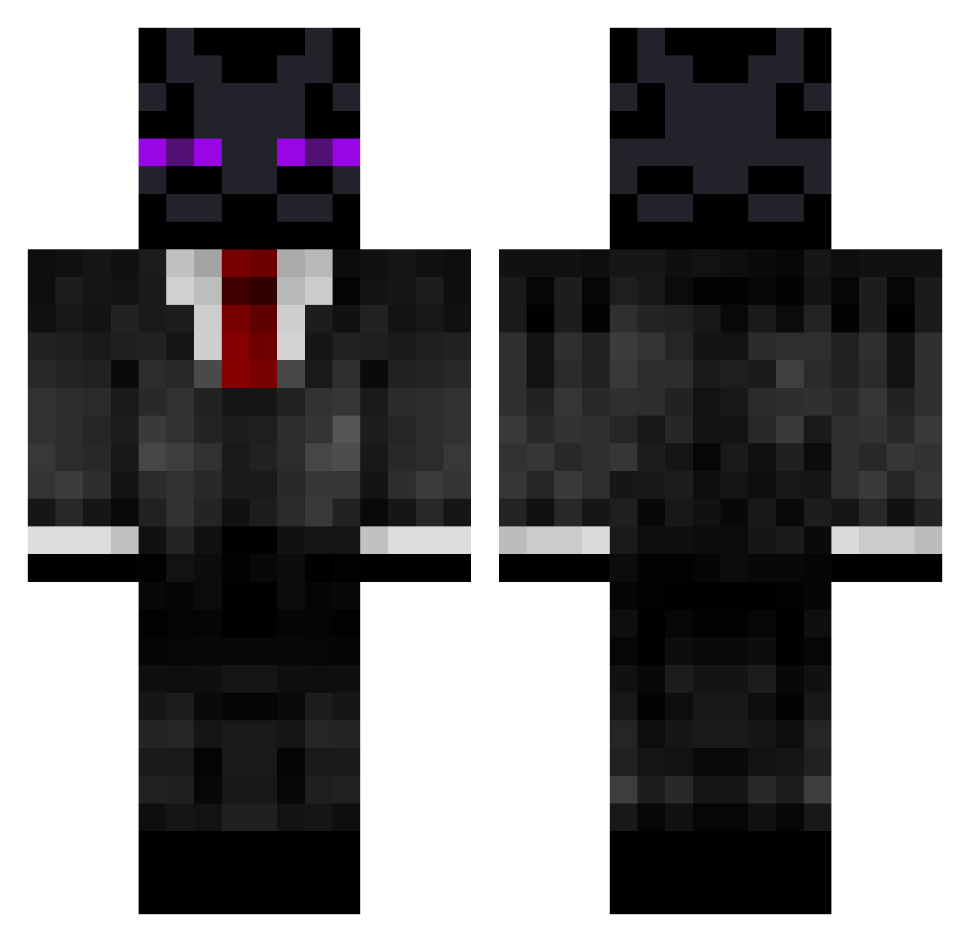 Deigen_VG Minecraft skin, front and back view
