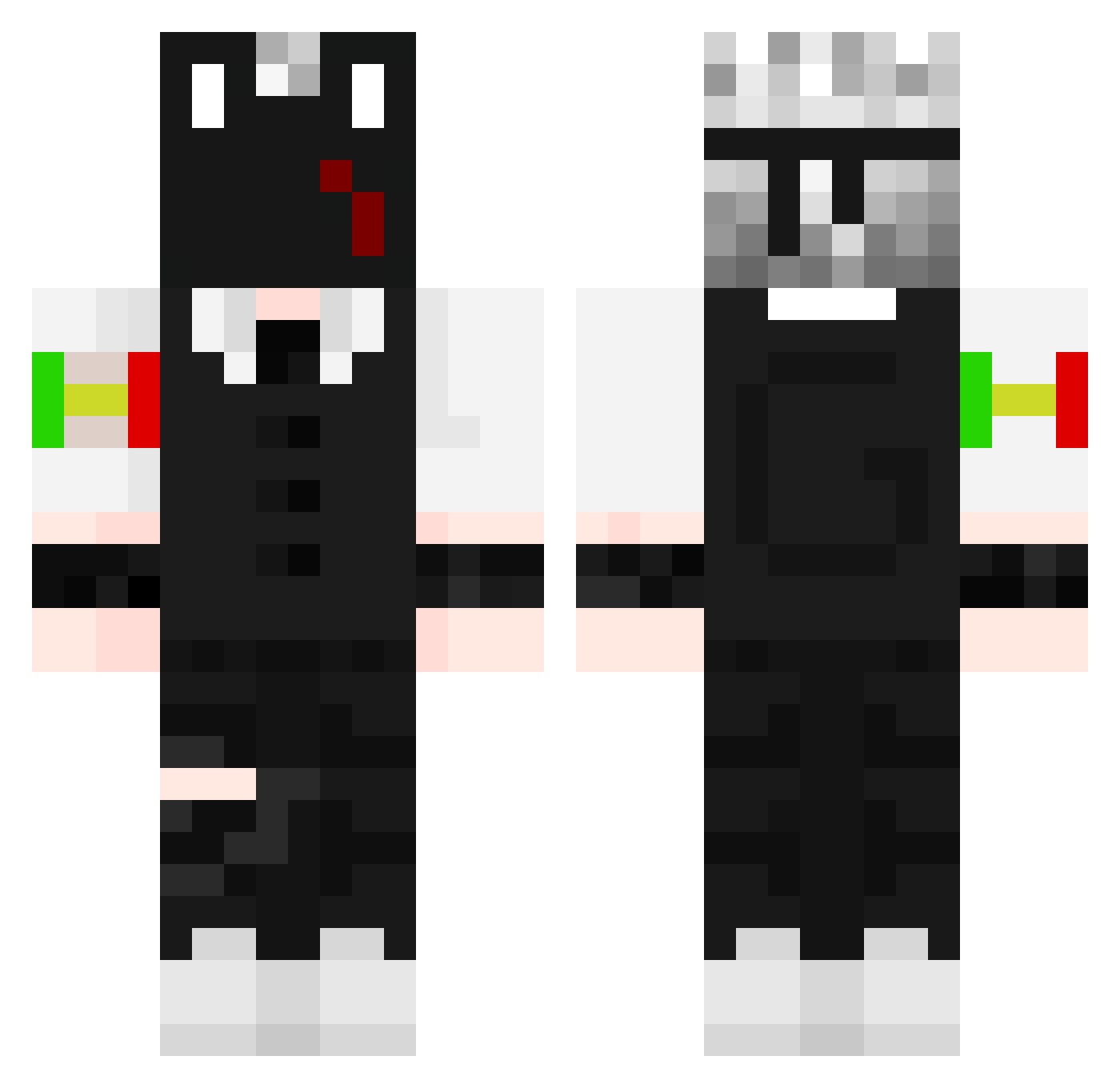 Ramon_G Minecraft skin, front and back view