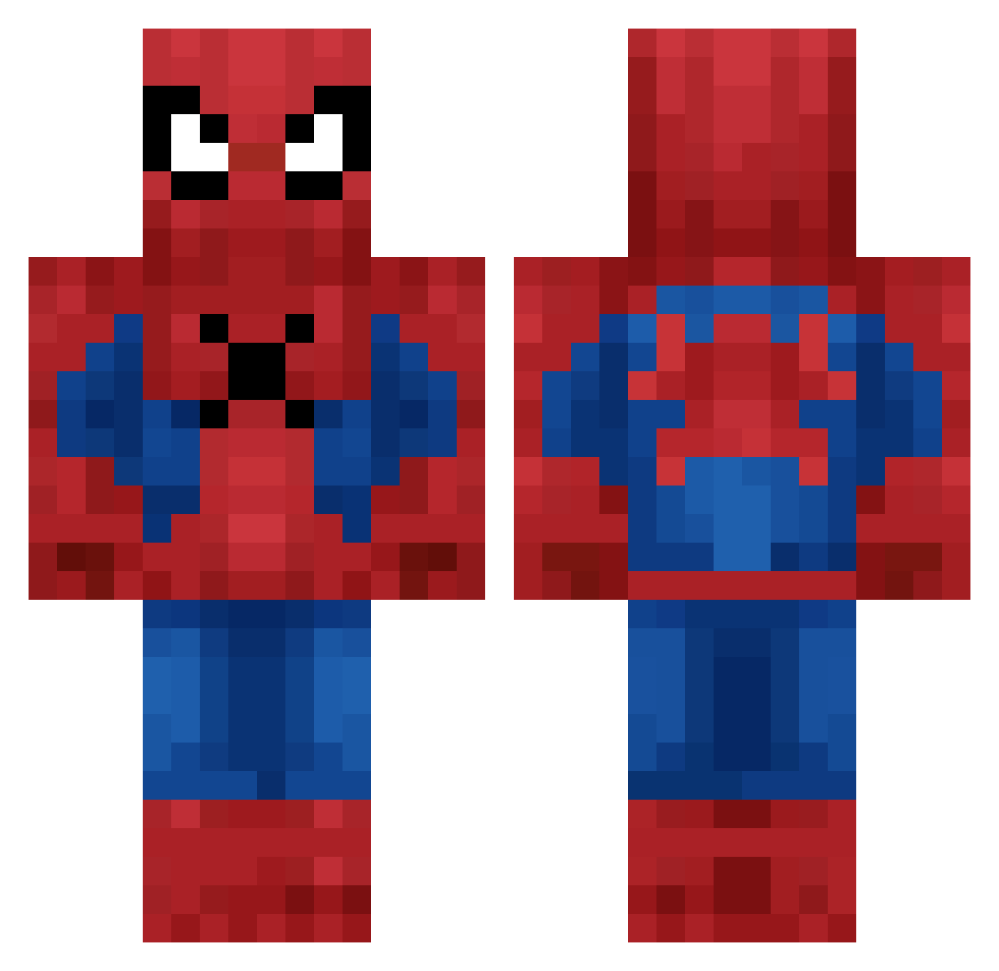 PROcat2014 Minecraft skin, front and back view