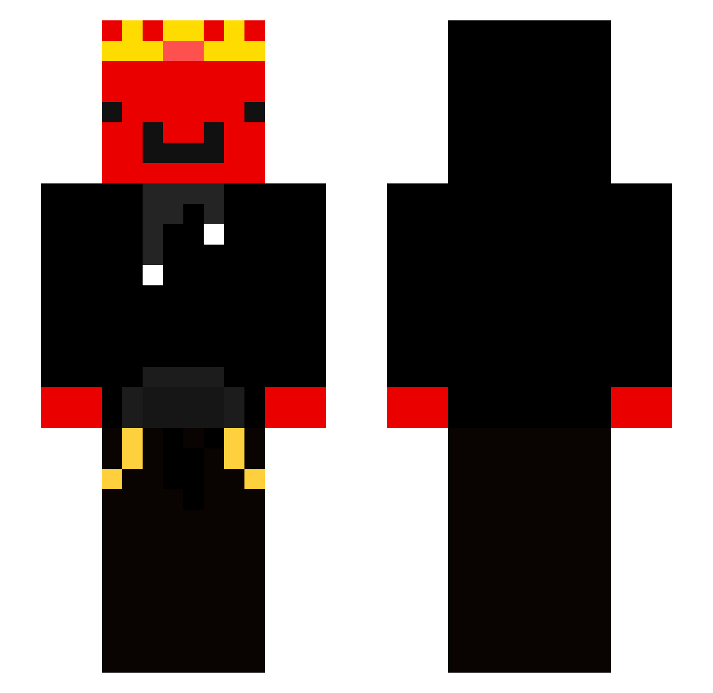 Senhor_2504 Minecraft skin, front and back view