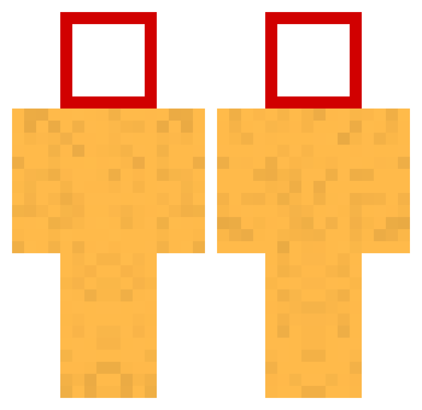 Gwendolin Minecraft skin, front and back view