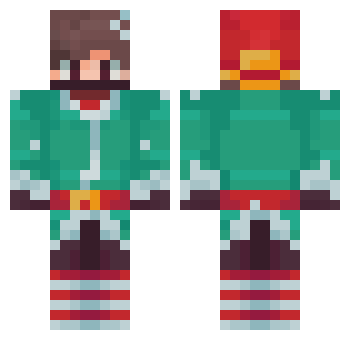 joseferoz11 Minecraft skin, front and back view
