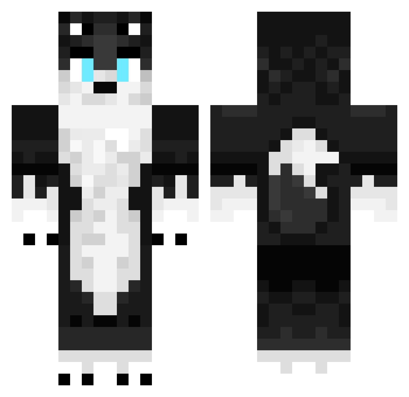 idanpetrol Minecraft skin, front and back view