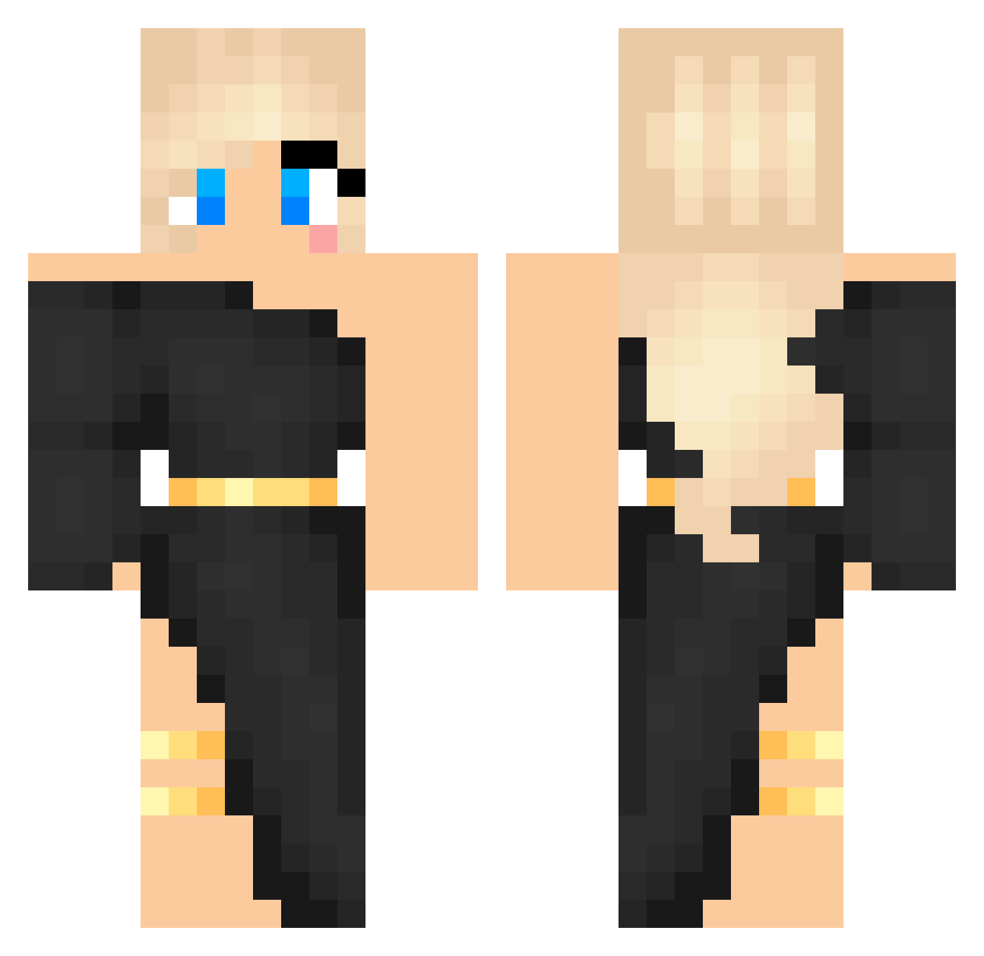 ansty_sklv Minecraft skin, front and back view