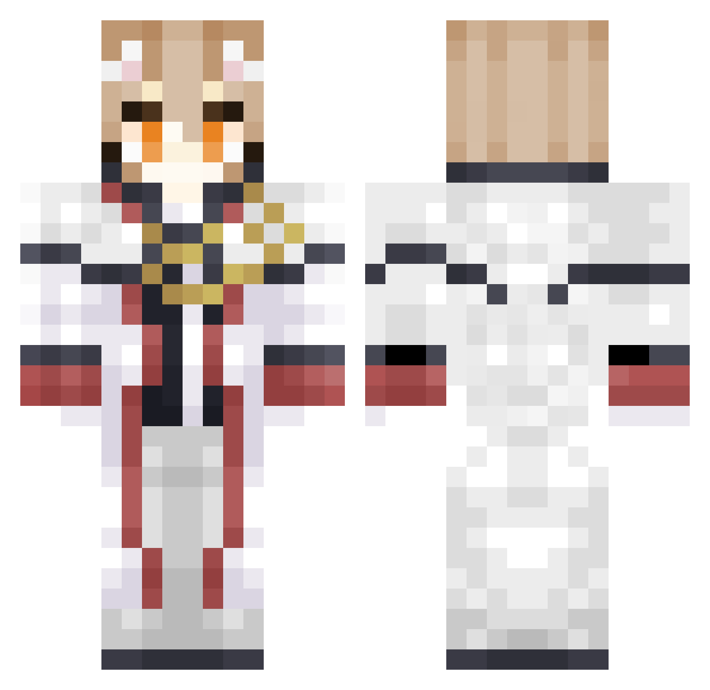 ethieboy111 Minecraft skin, front and back view