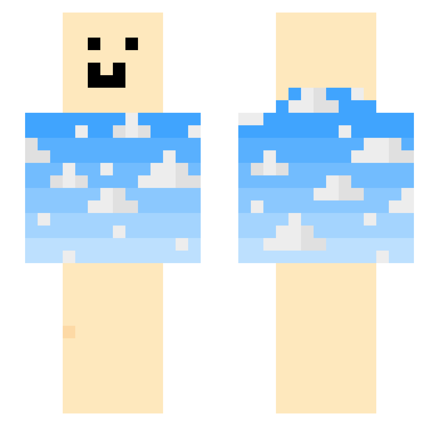 reerklgmerg002 Minecraft skin, front and back view