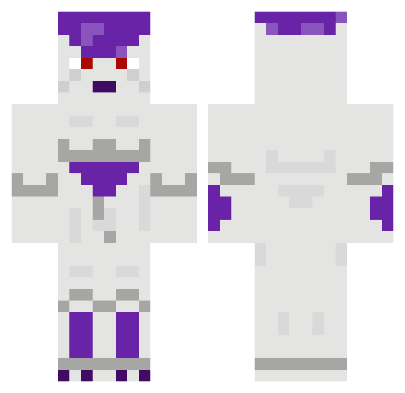 WHOCARESABTTHIS Minecraft skin, front and back view