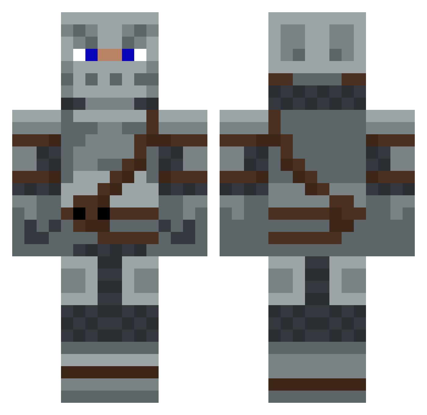 angry_pigeon1 Minecraft skin, front and back view
