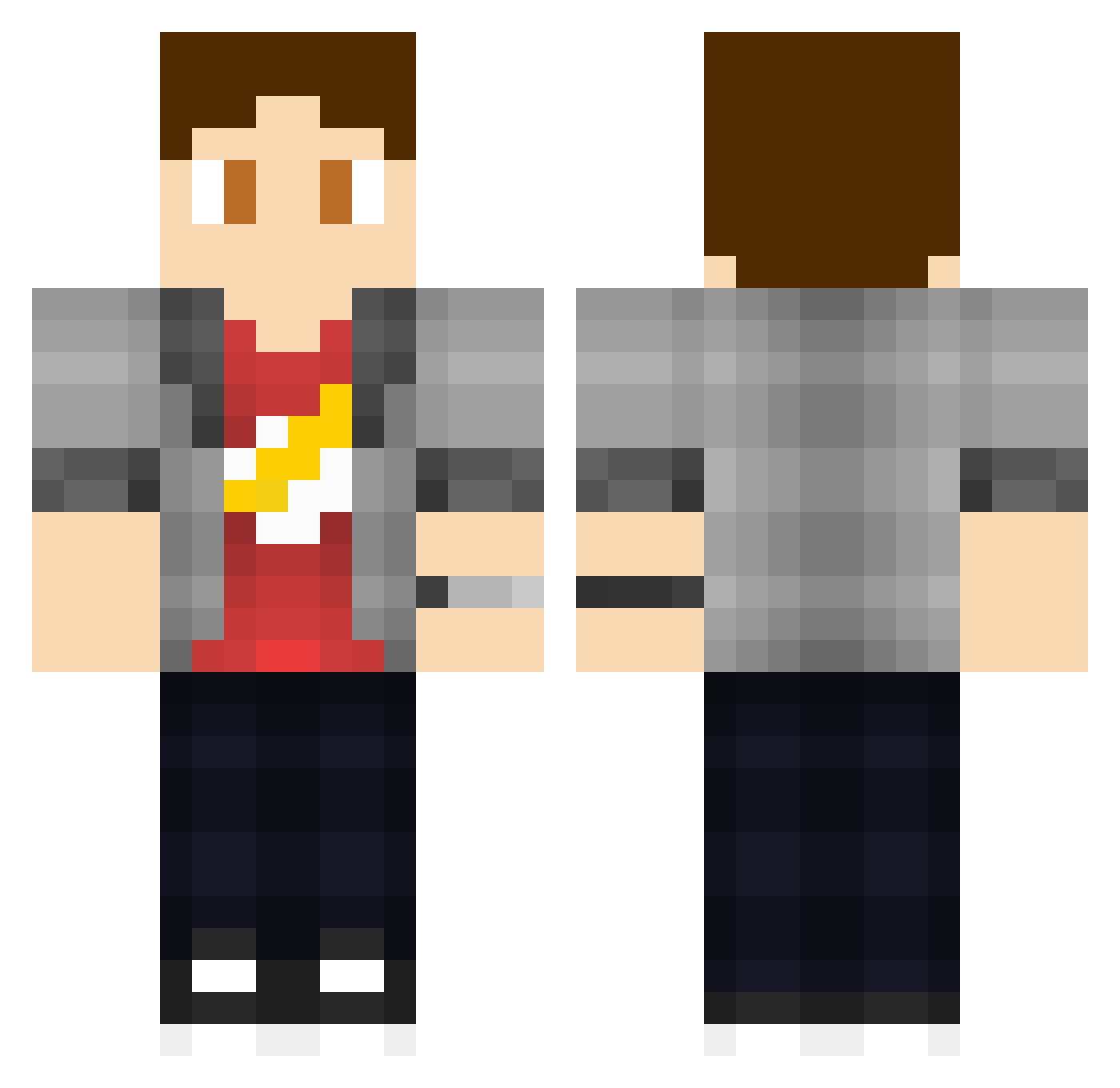 phariaN Minecraft skin, front and back view