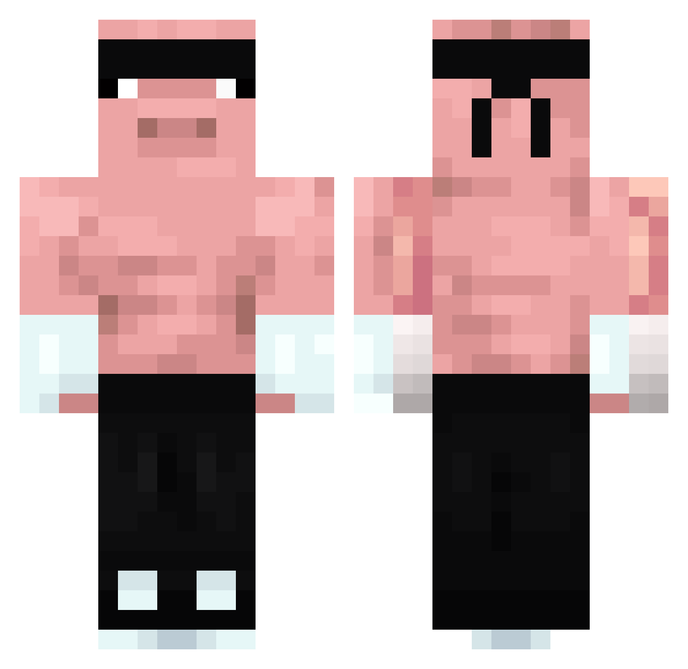 4CRISTIAN Minecraft skin, front and back view