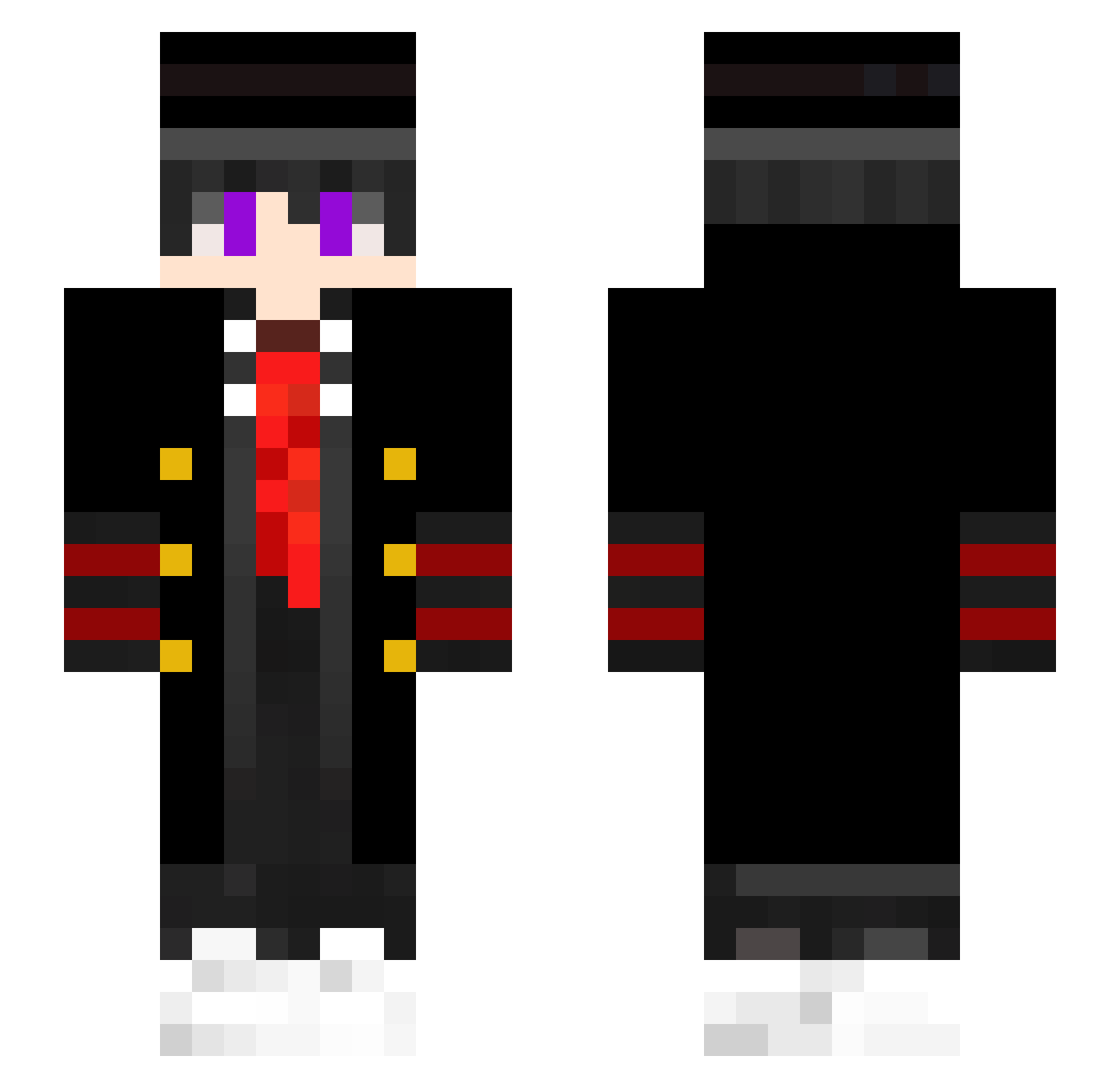 7amz4_007 Minecraft skin, front and back view