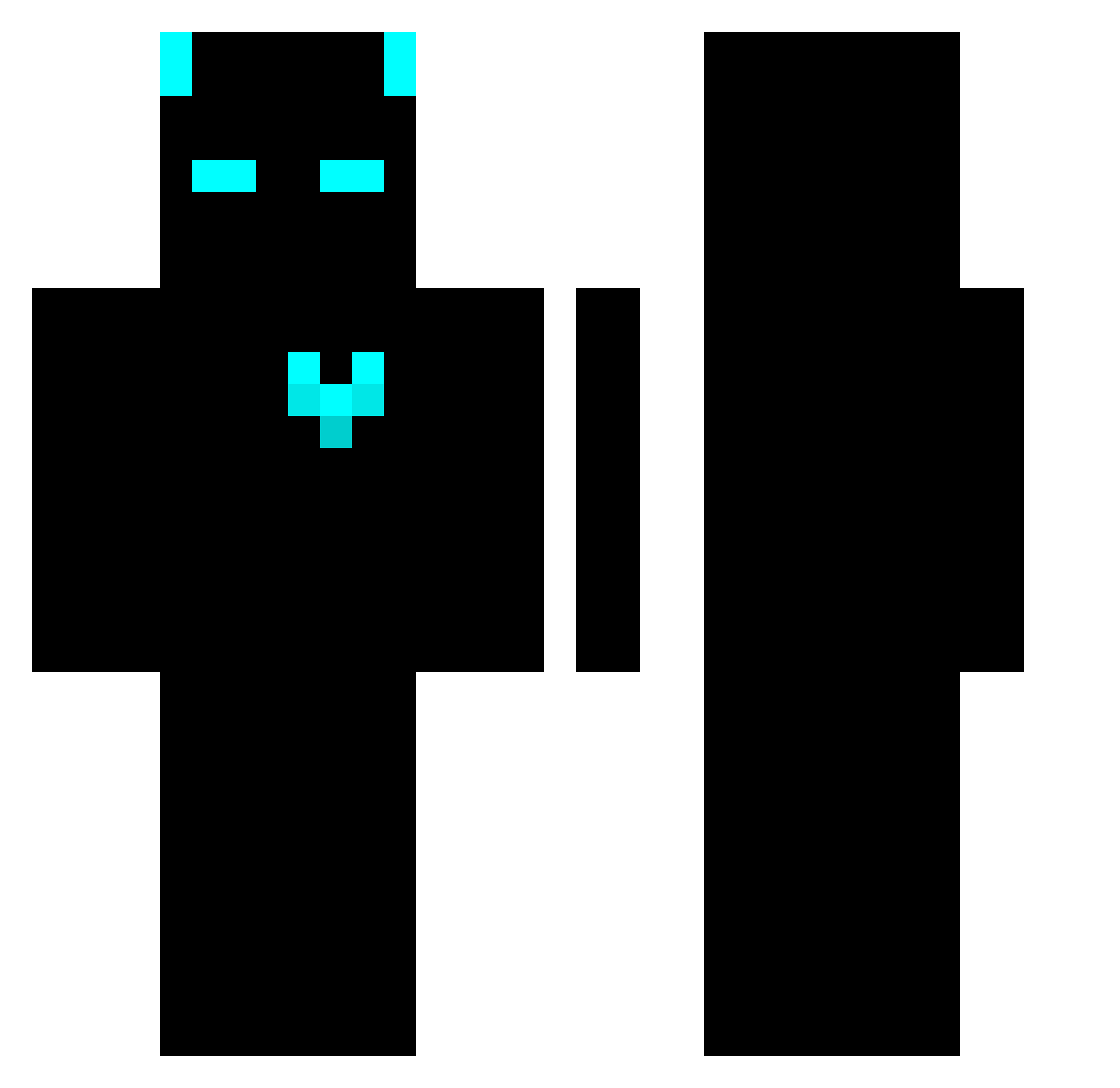 paraninir7 Minecraft skin, front and back view