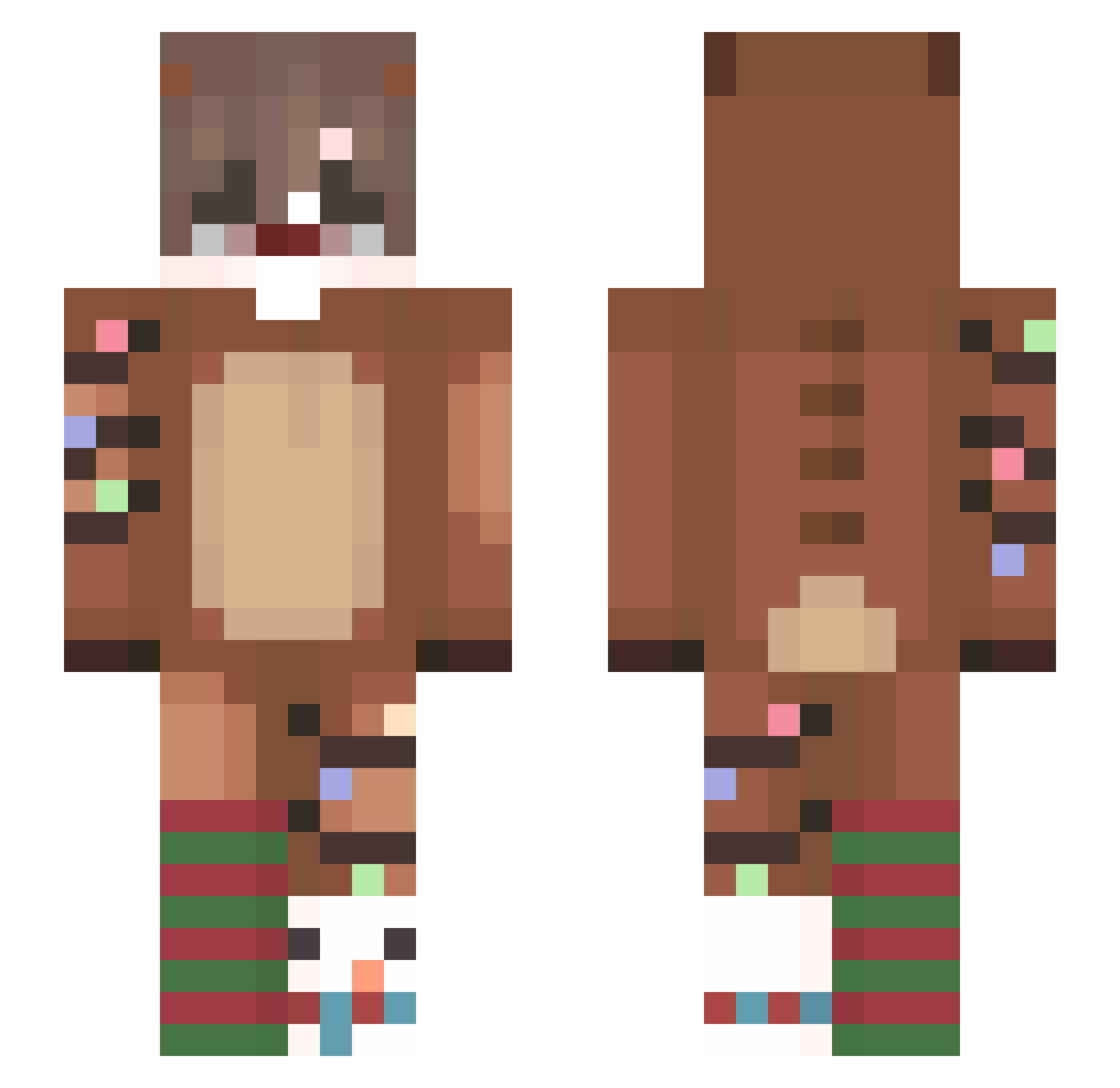 Slick_Torpedo Minecraft skin, front and back view