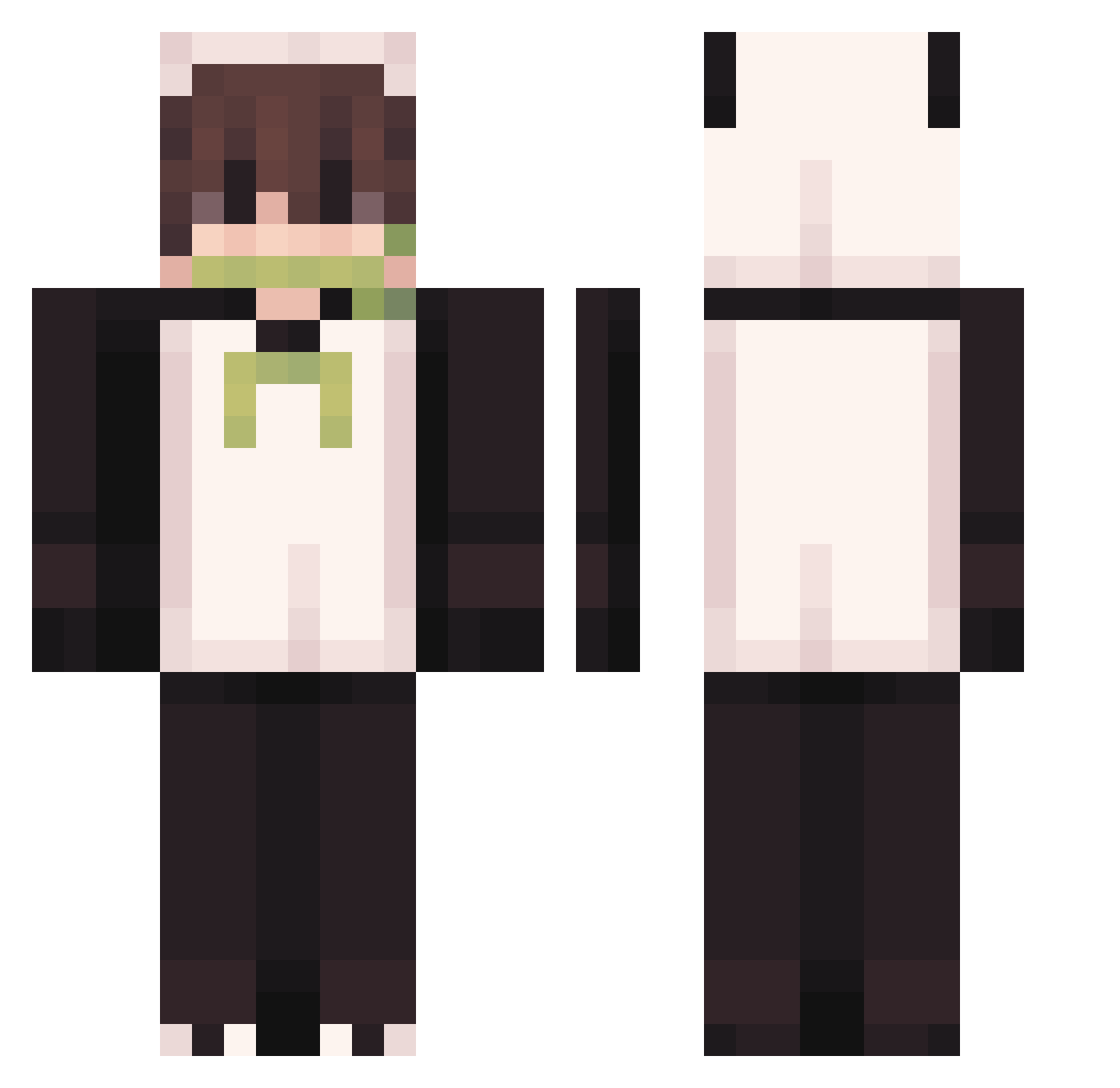 egobestspikerna Minecraft skin, front and back view