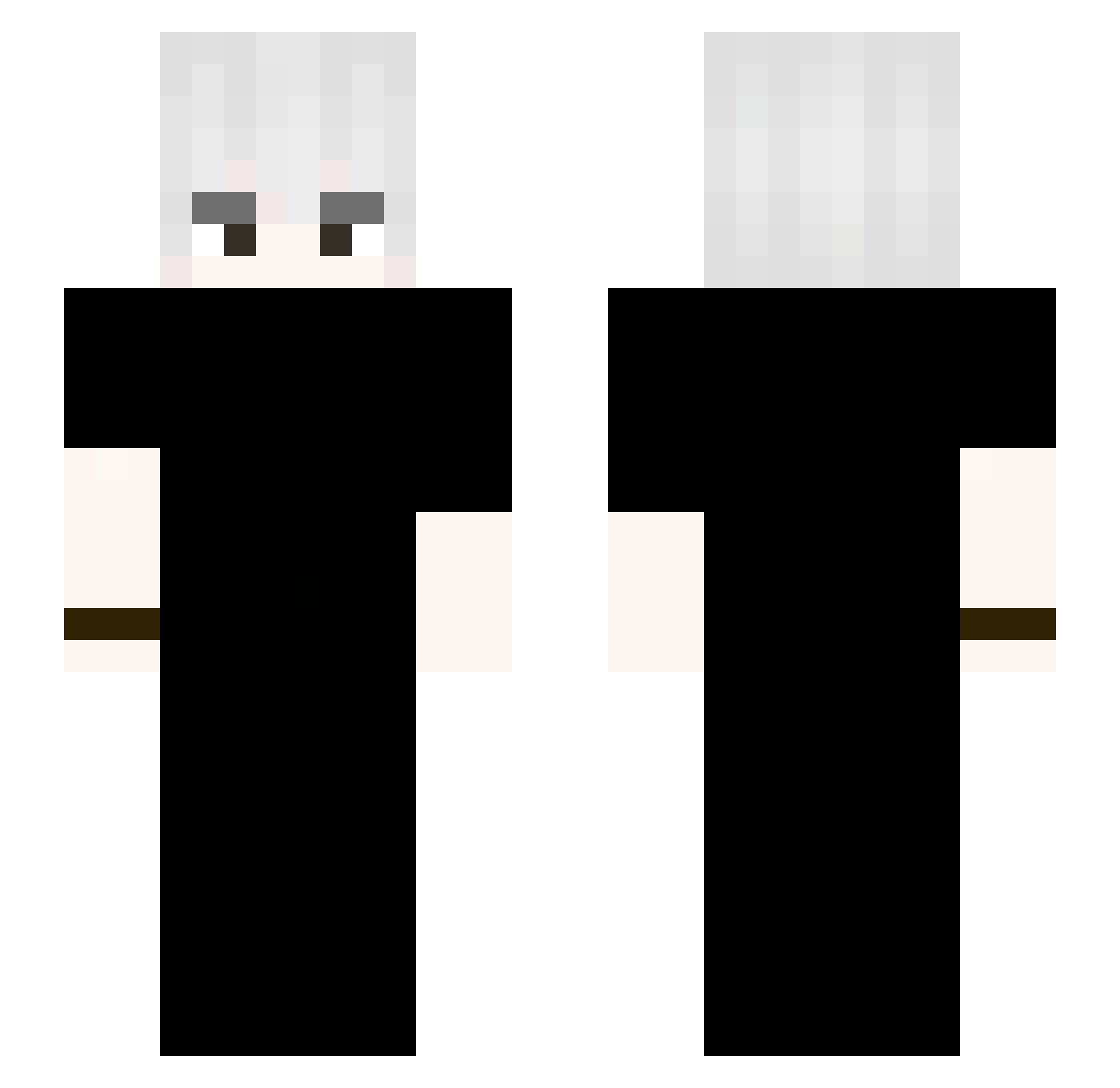 zGoover Minecraft skin, front and back view