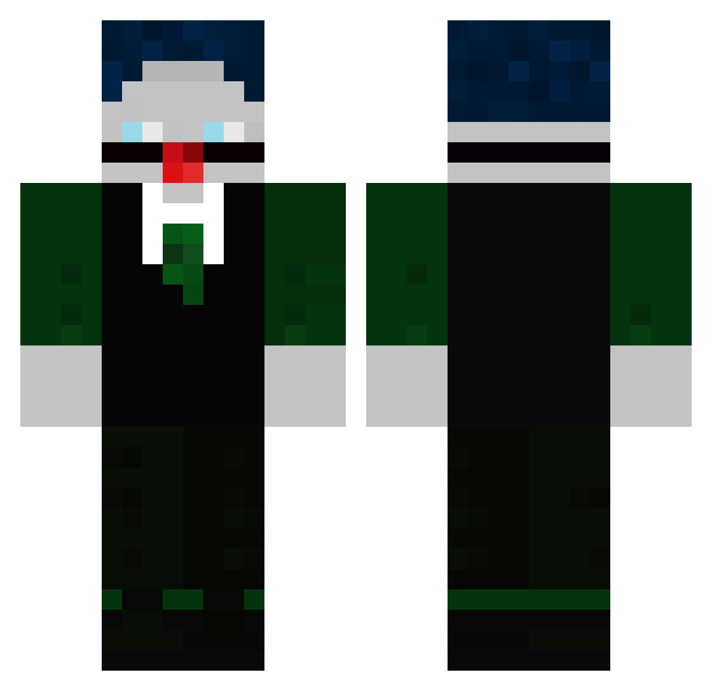 Markus_Tomatos Minecraft skin, front and back view