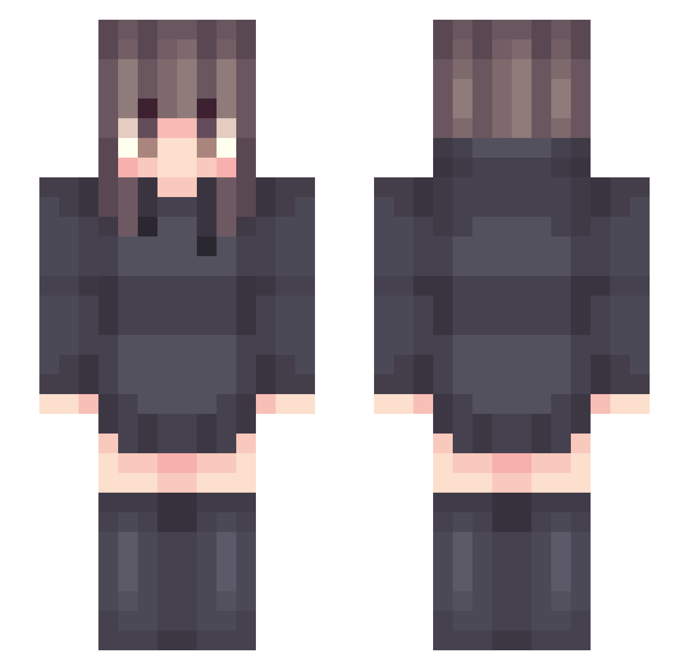 supermattia2004 Minecraft skin, front and back view