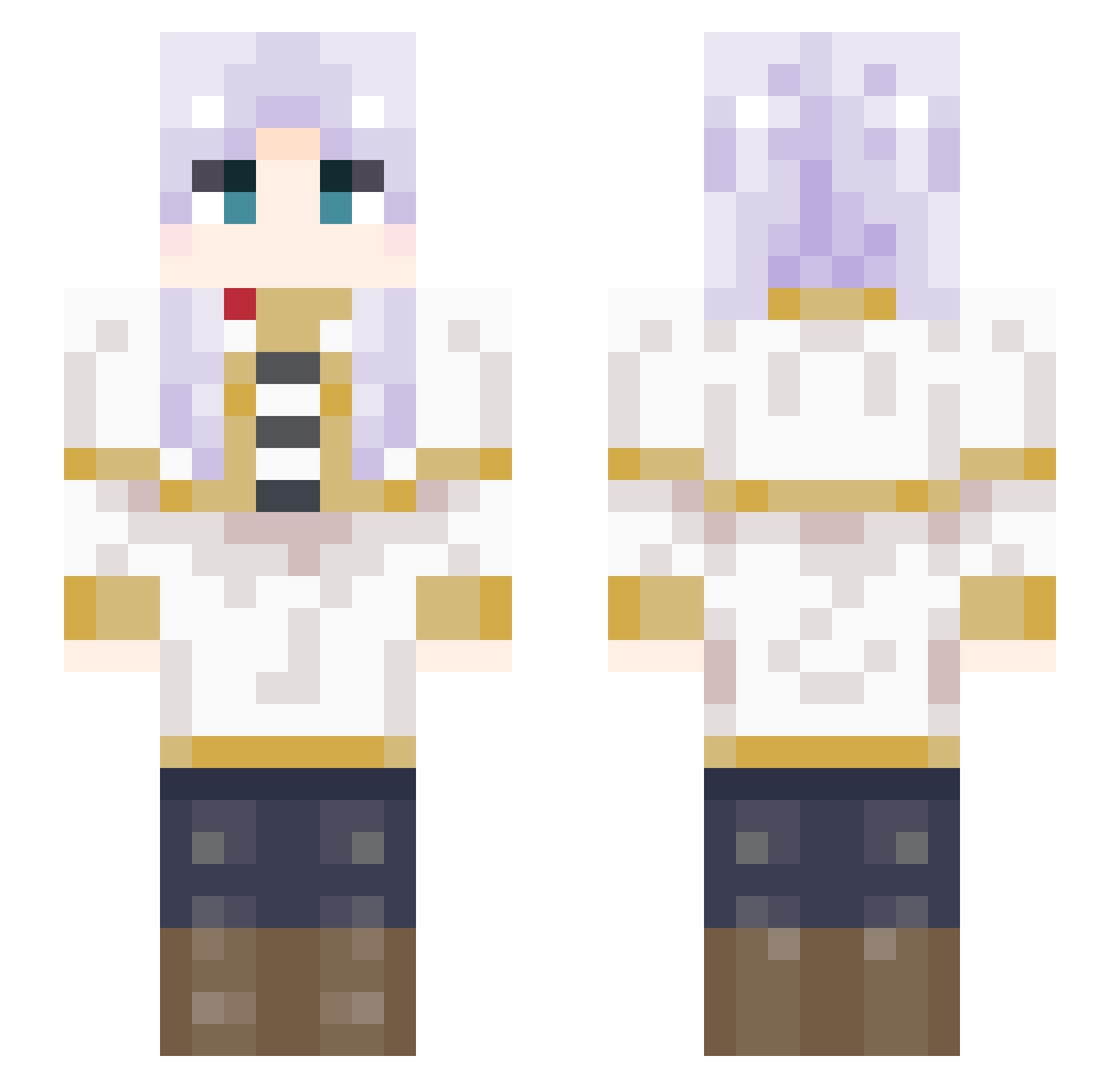 Graf_Abschaum Minecraft skin, front and back view