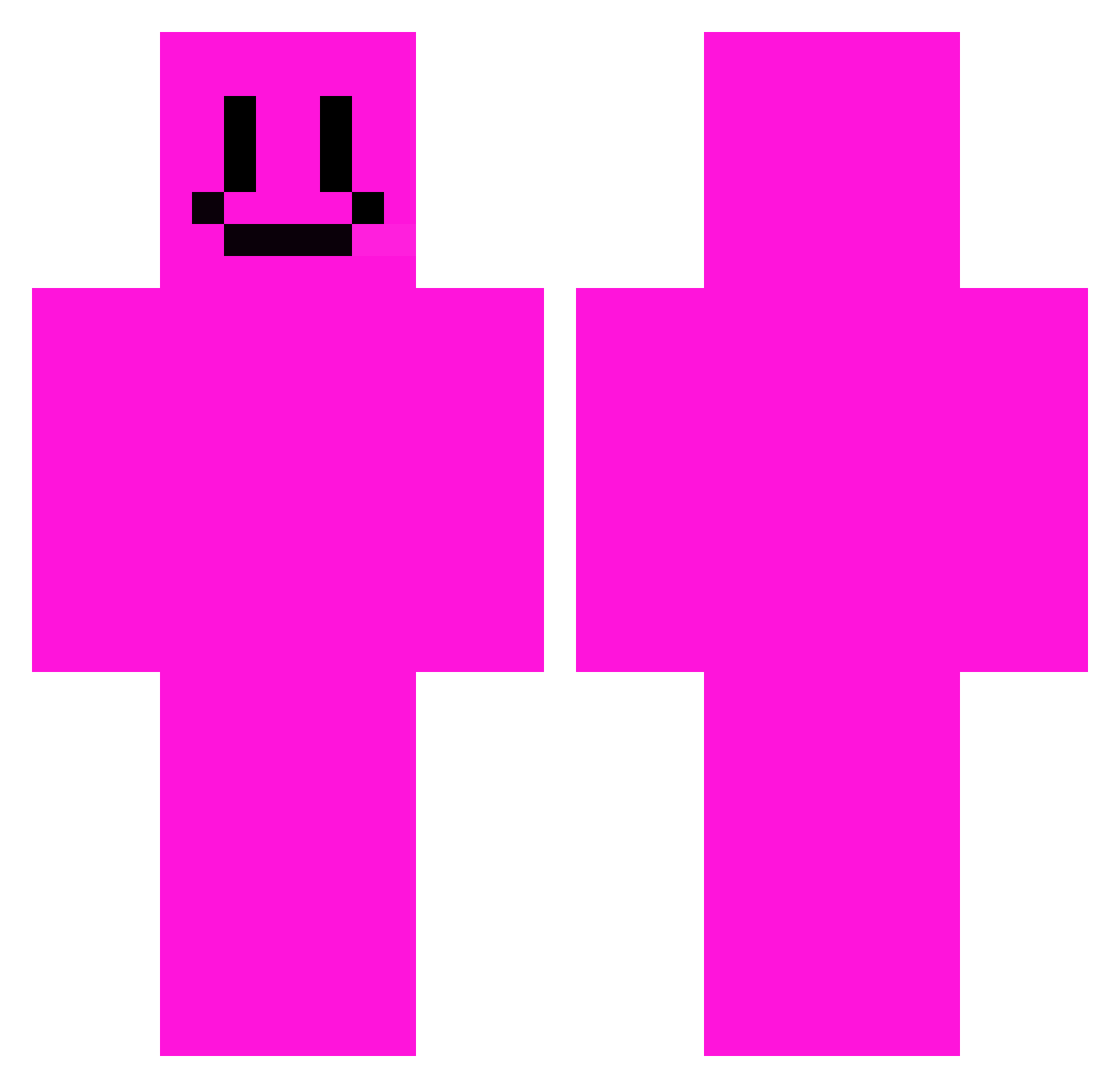 ty_lol Minecraft skin, front and back view