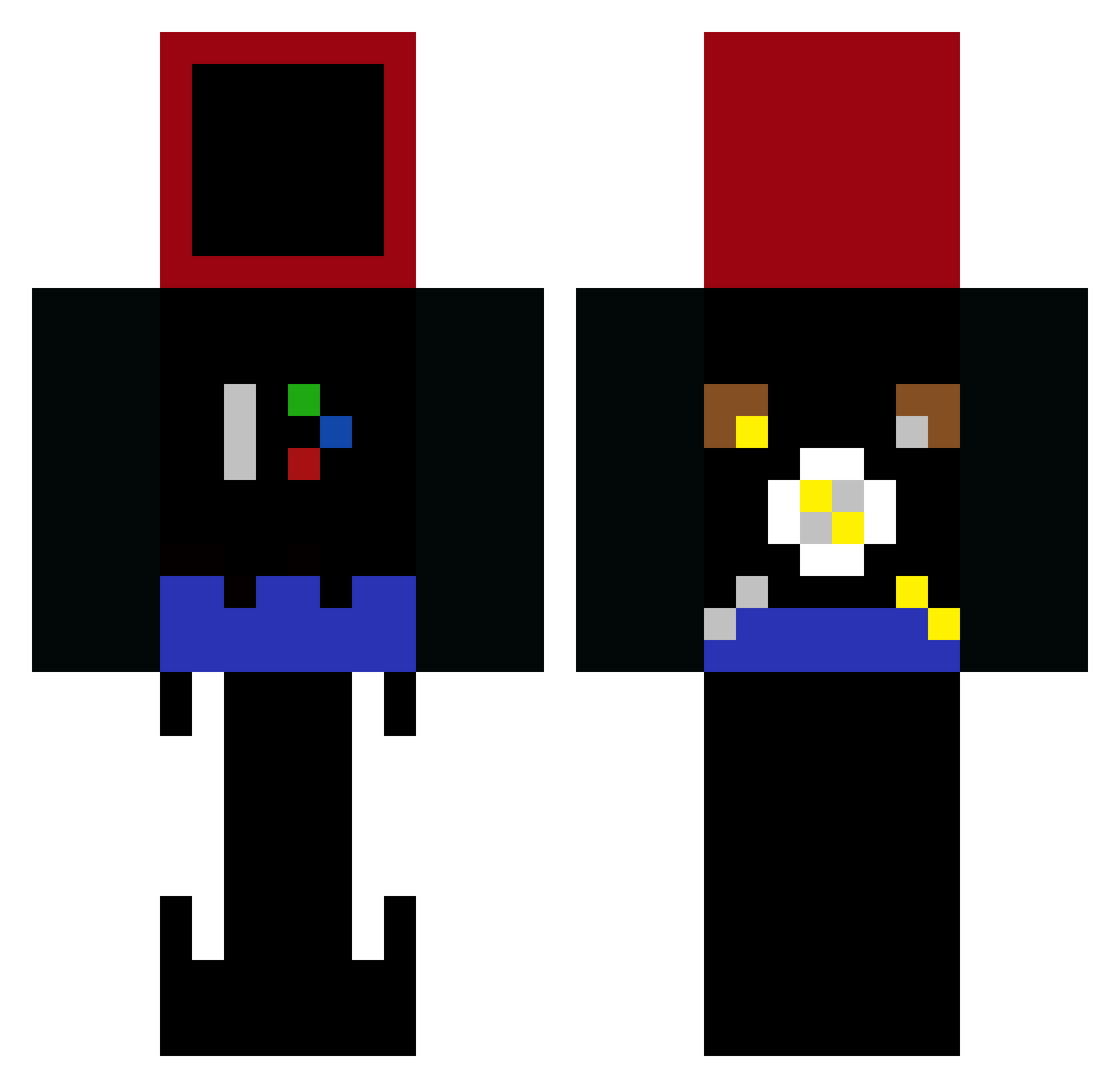 eutheria1859 Minecraft skin, front and back view