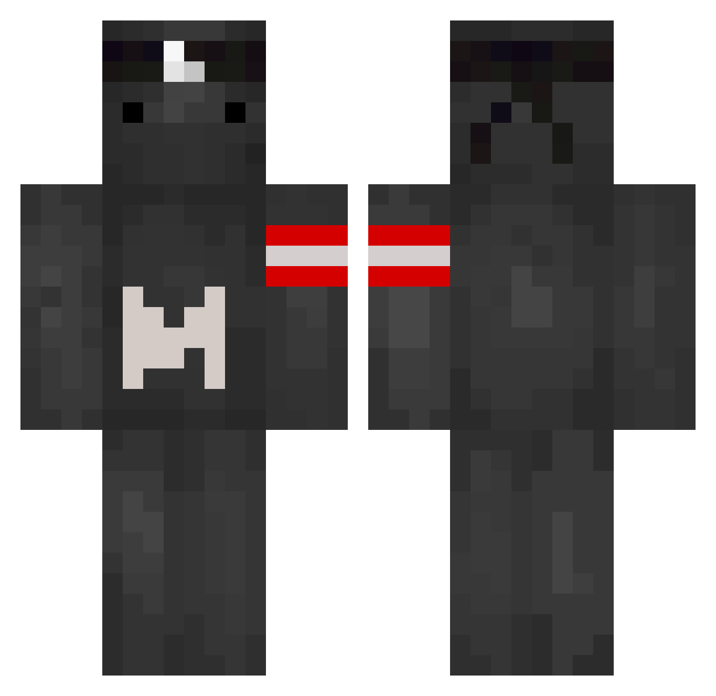 Puntigamer_ Minecraft skin, front and back view